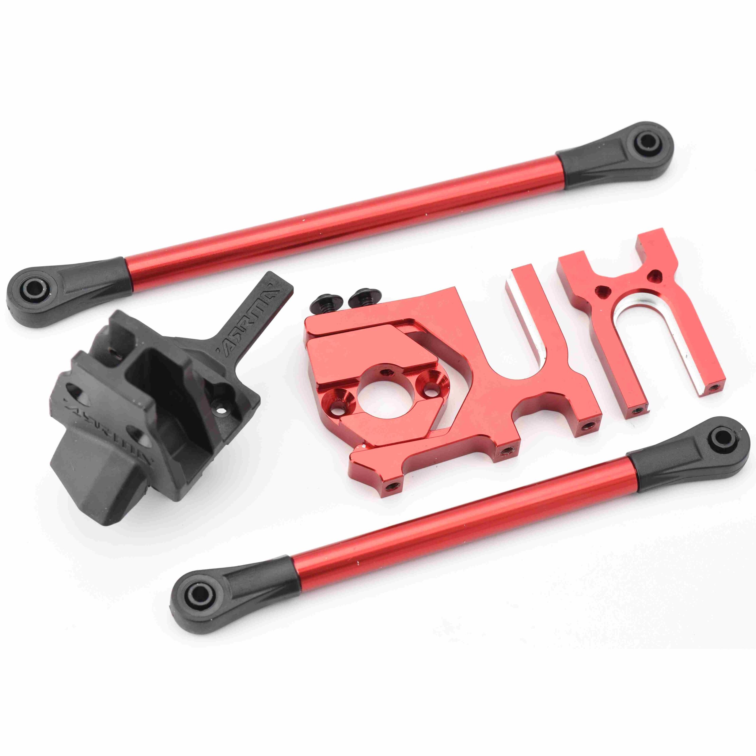Arrma Kraton 6s EXB V6 Aluminum Motor Mounts, Center BRACES Diff Holder Cover