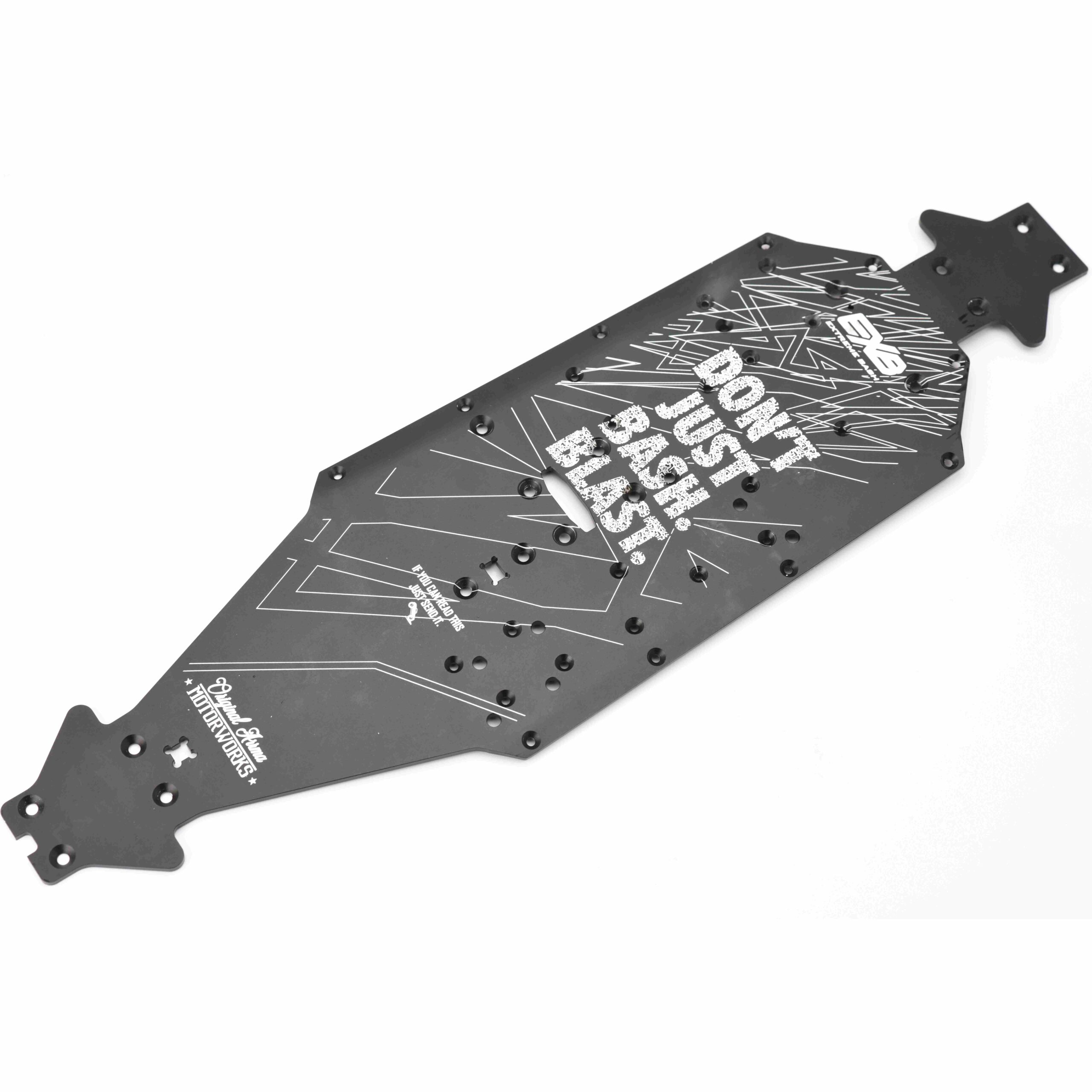 Arrma Kraton 6s EXB Chassis Arrma V6 Kraton 6s BLX EXB Black Aluminum Long Wheel Base Chassis LWB ARA320570