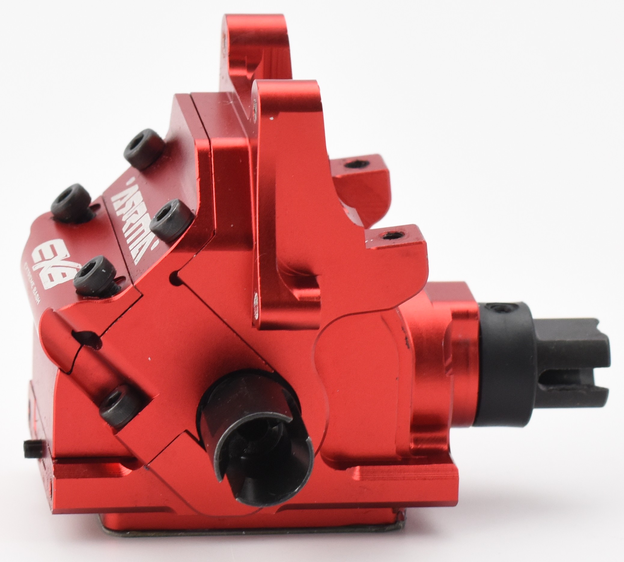 Arrma Kraton 6s BLX EXB Front or Rear Differential Diff GP4 Red Aluminum Gearbox