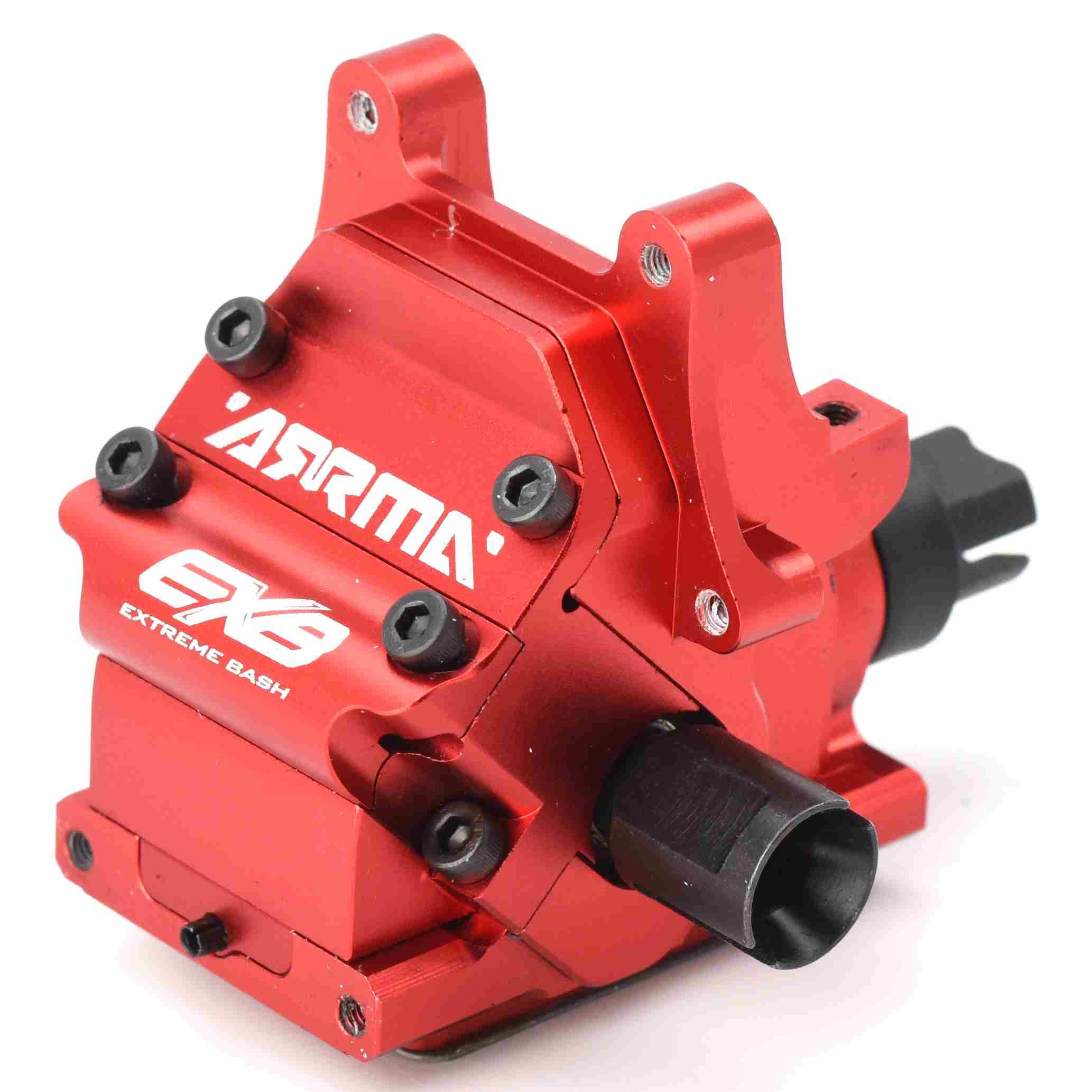 Arrma Kraton 6s BLX EXB Front or Rear Differential Diff GP4 Red Aluminum Gearbox