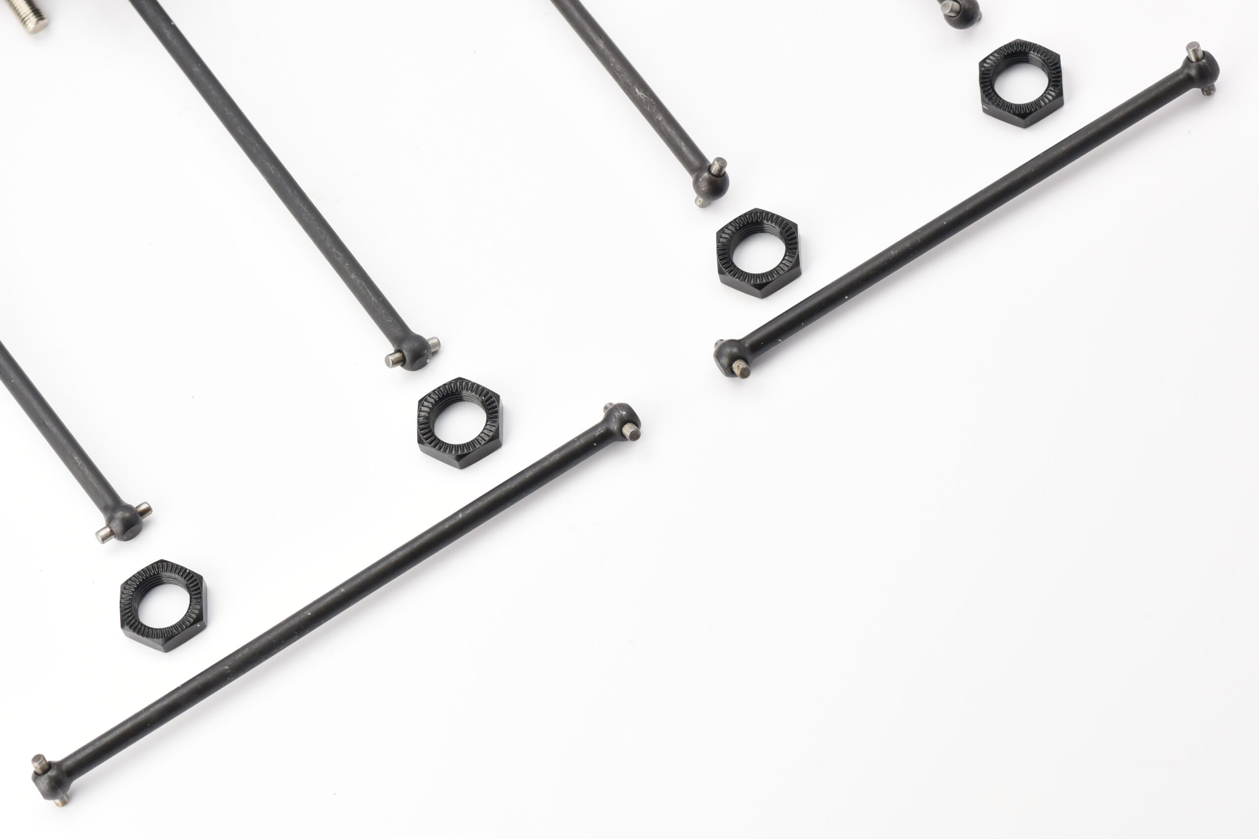 Arrma KRATON 6s EXB V6 DRIVESHAFTS Hubs Hexes Nuts Front/Rear/Center universal