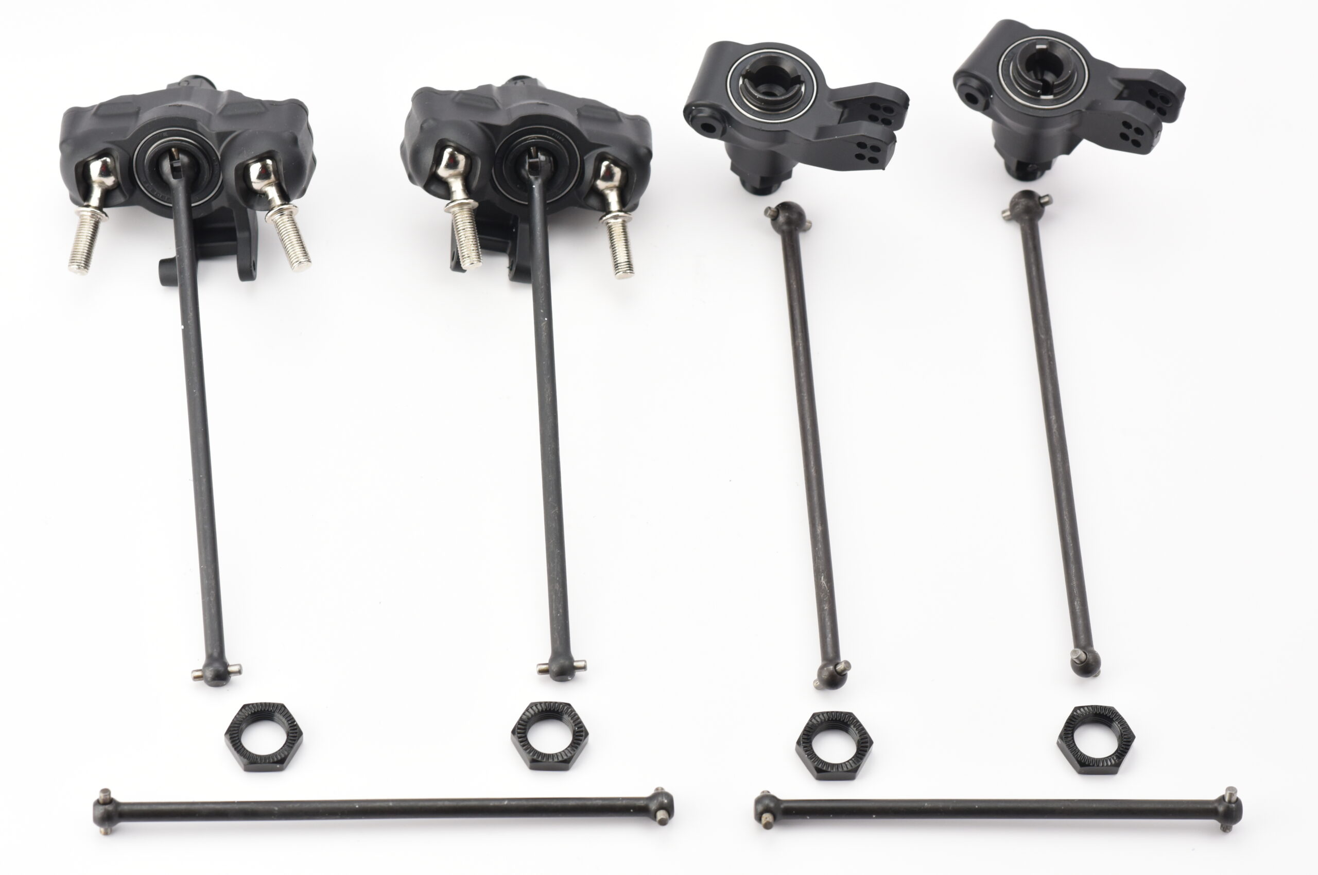 Arrma KRATON 6s EXB V6 DRIVESHAFTS Hubs Hexes Nuts Front/Rear/Center universal