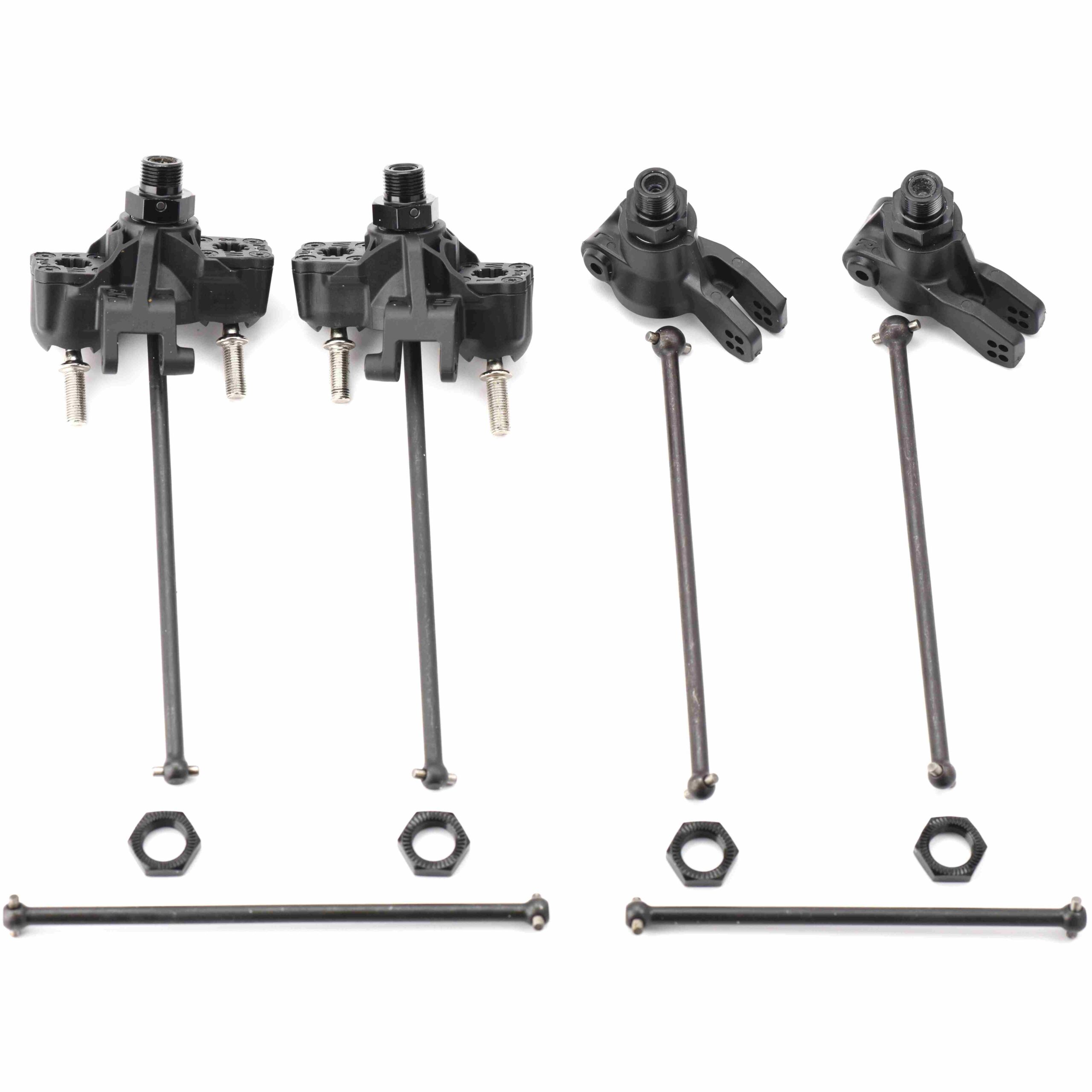 Arrma KRATON 6s EXB V6 DRIVESHAFTS Hubs Hexes Nuts Front/Rear/Center universal