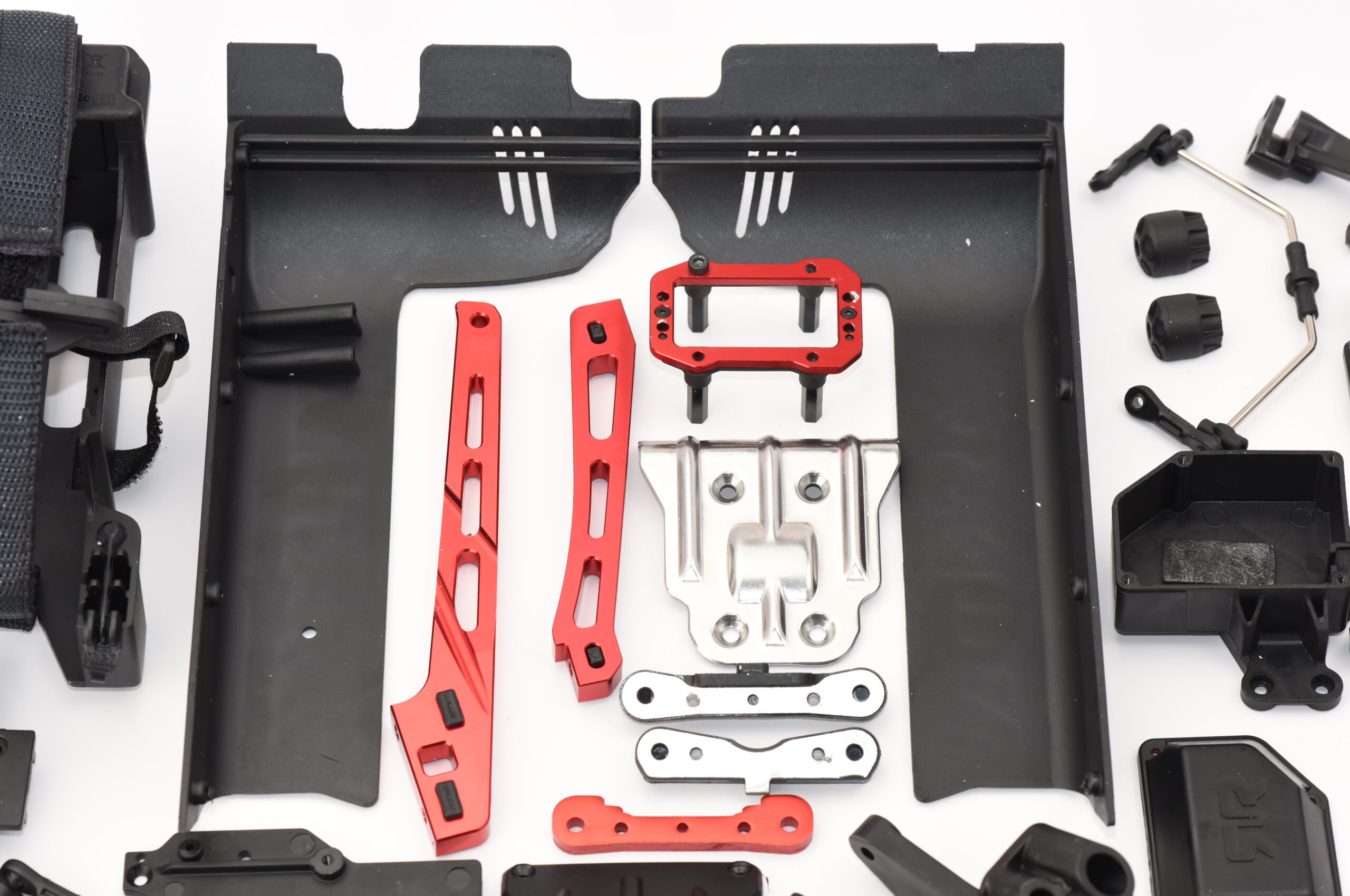 Arrma Kraton 6s EXB Side Guards, Battery Tray, bumper, wing mount etc ARA8708V6