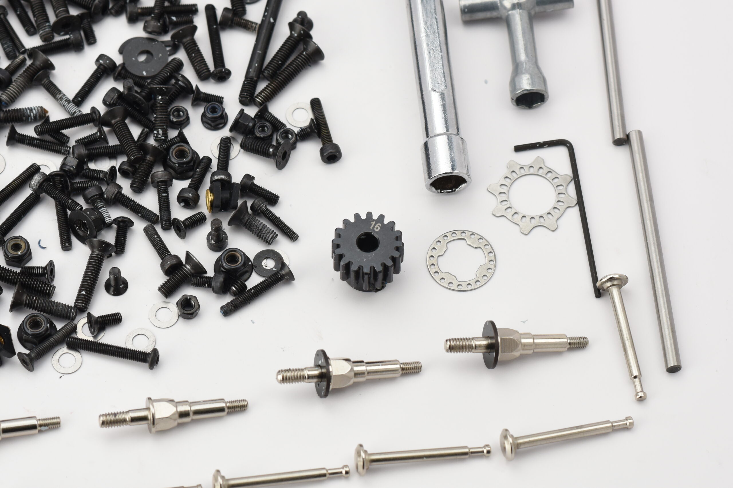 Arrma Kraton 6s EXB SCREWS & Tools hardware PINION Gear nuts T-wrench ARA8708V6