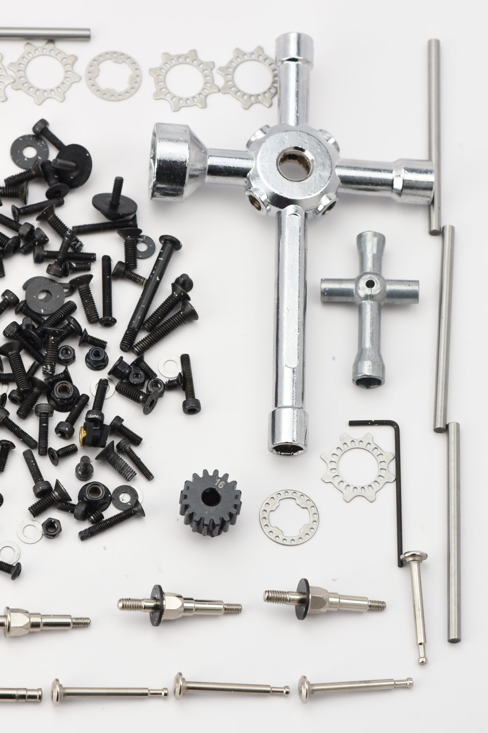 Arrma Kraton 6s EXB SCREWS & Tools hardware PINION Gear nuts T-wrench ARA8708V6