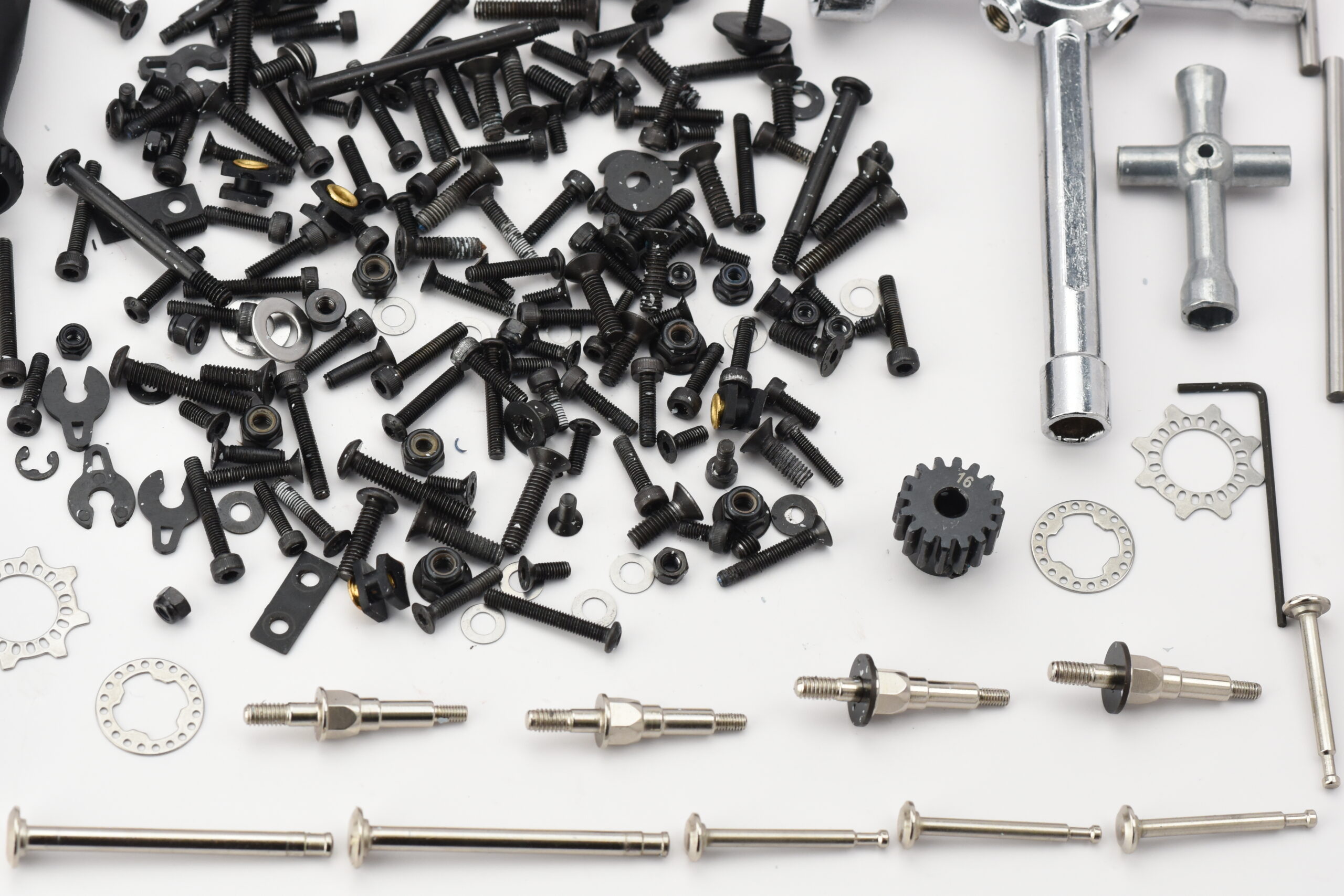 Arrma Kraton 6s EXB SCREWS & Tools hardware PINION Gear nuts T-wrench ARA8708V6