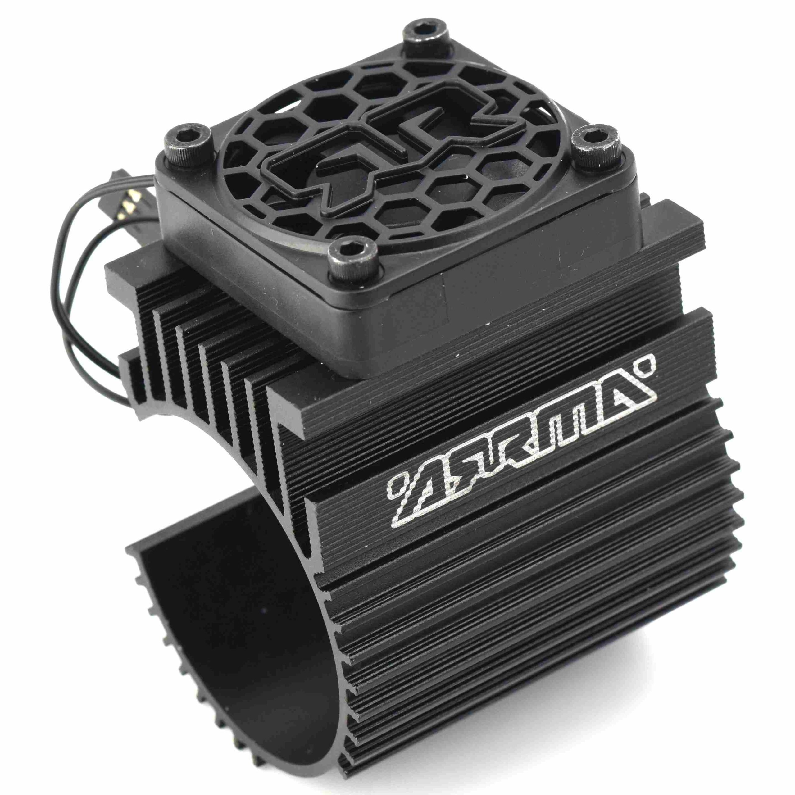Arrma Kraton 8s EXB Heatsink Fan Arrma Kraton 1/5 8s BLX EXB Heatsink & Fan For Spektrum 5687 Brushless Motor
