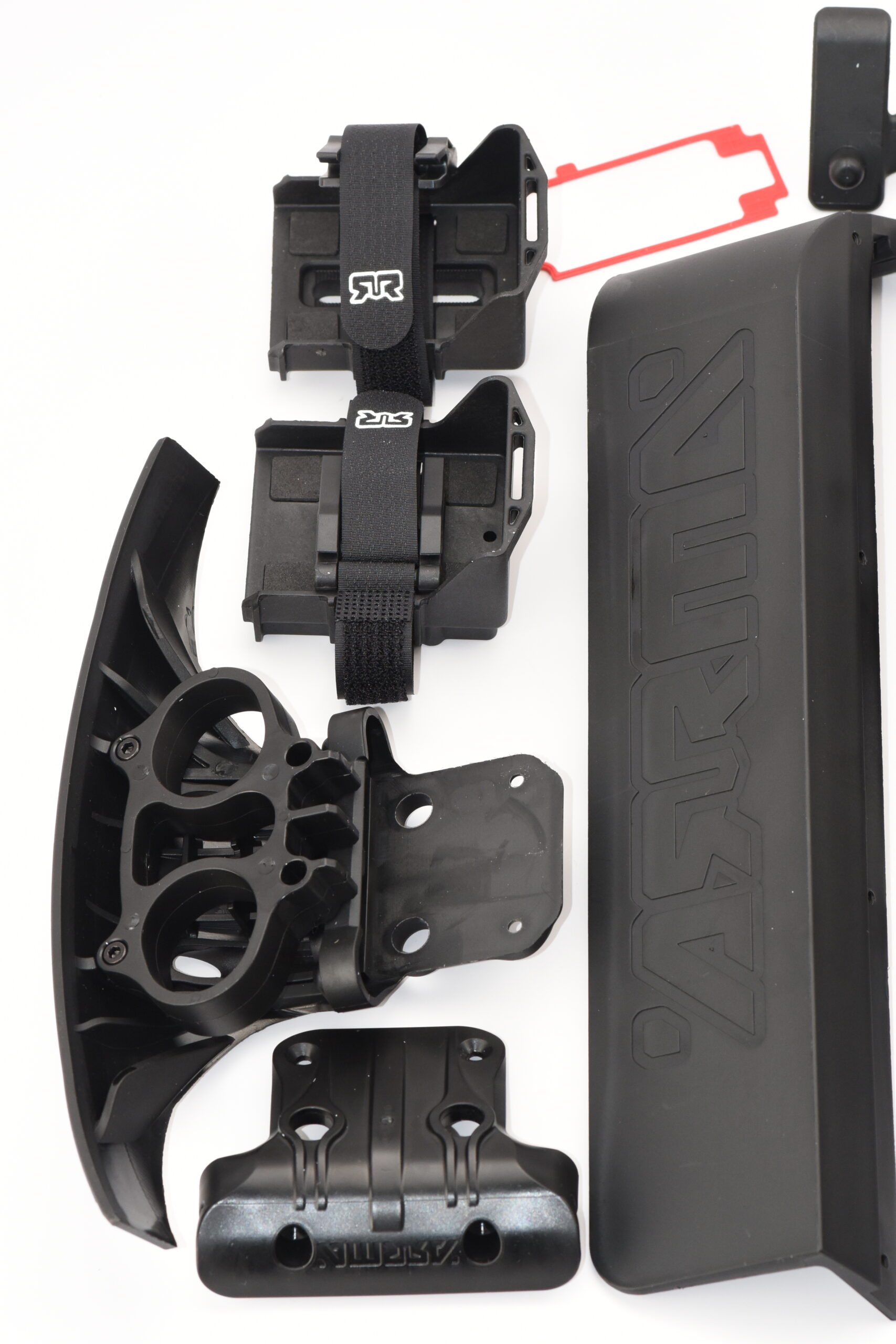 Arrma Kraton 8s EXB Plastic Chassis Parts (2) KRATON 8S EXB - Side Guards, Battery Tray roll tower Body Post Arrma ARA5808V2