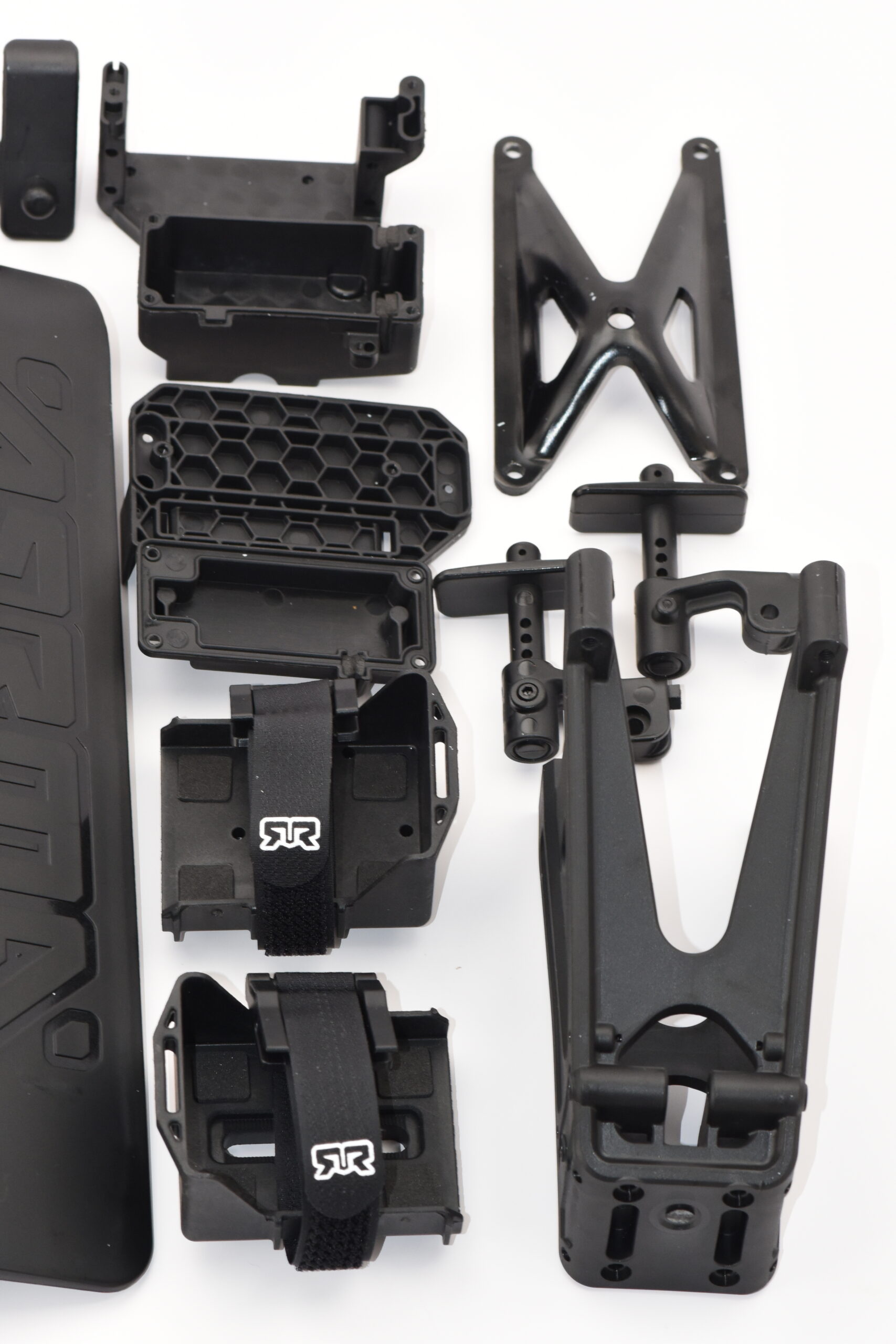 Arrma Kraton 8s EXB Plastic Chassis Parts (4) KRATON 8S EXB - Side Guards, Battery Tray roll tower Body Post Arrma ARA5808V2