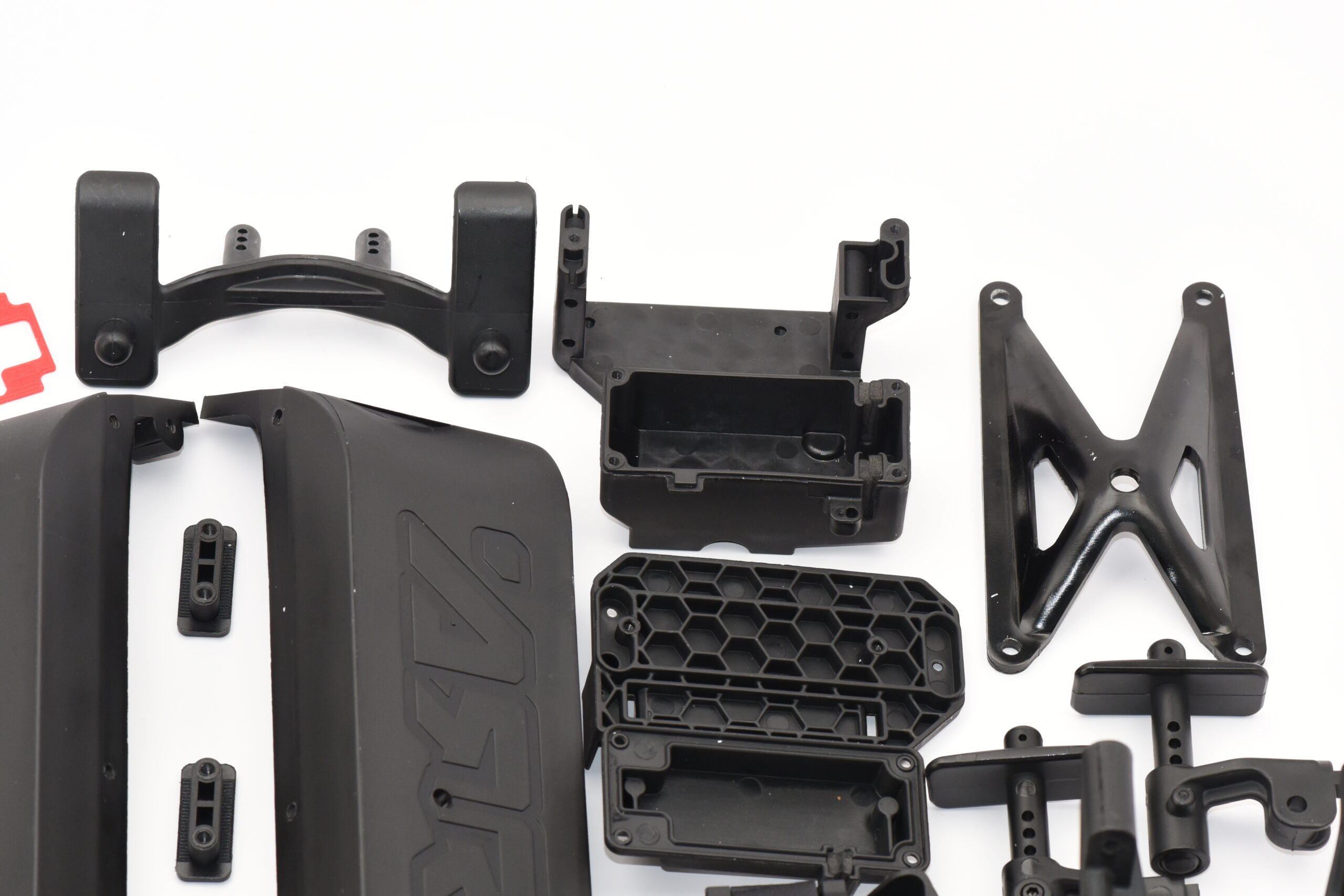 Arrma Kraton 8s EXB Plastic Chassis Parts (5) KRATON 8S EXB - Side Guards, Battery Tray roll tower Body Post Arrma ARA5808V2