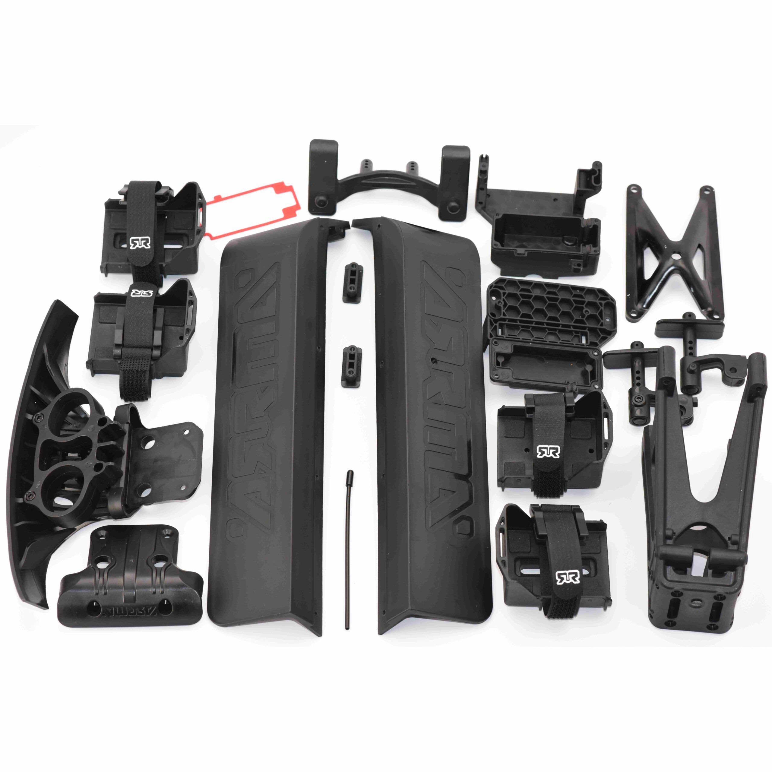 Arrma Kraton 8s EXB Plastic Chassis Parts KRATON 8S EXB - Side Guards, Battery Tray roll tower Body Post Arrma ARA5808V2