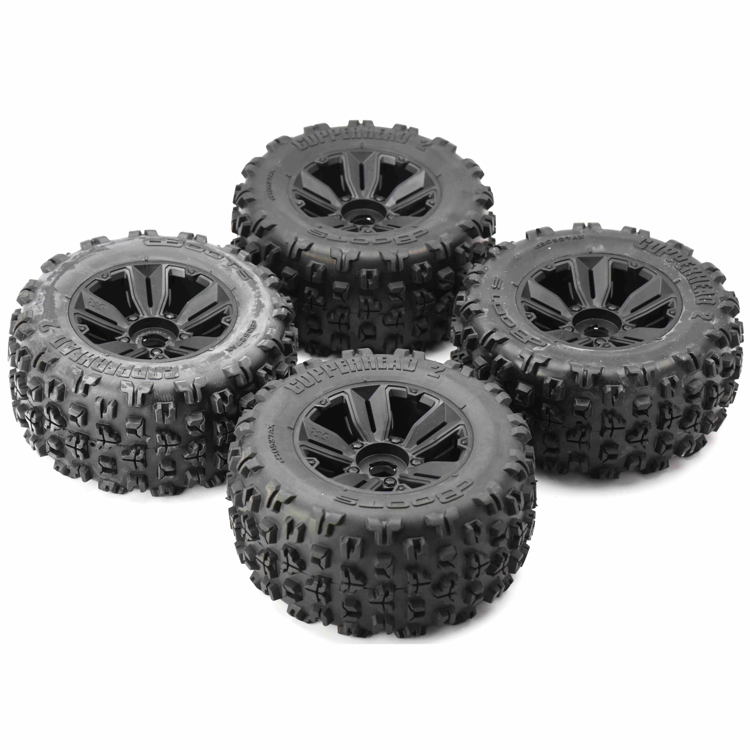 Arrma Kraton 8s EXB Tires Wheels KRATON 8S EXB - TIRES & Wheels (rims DBoots COPPERHEAD2 BB MT Arrma ARA5808V2)