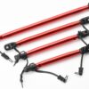 OUTCAST 8S EXB - RED support Braces Bars center front rear Arrma 1/5 ARA5810V2T1