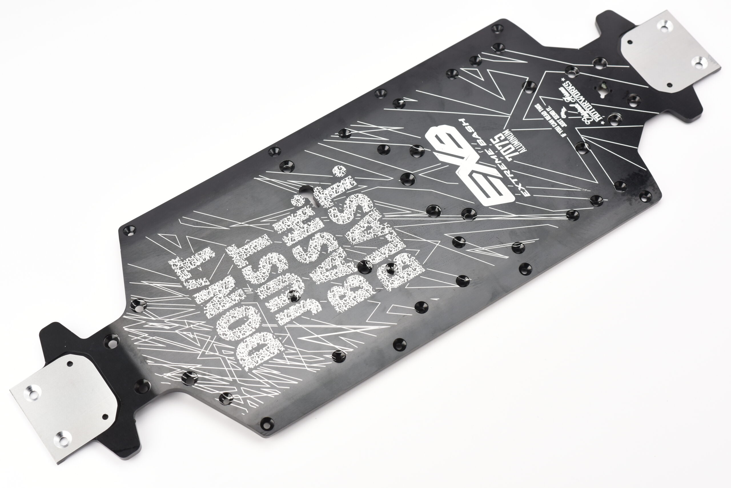 OUTCAST 8S EXB - CHASSIS (black 5mm aluminum 445mm wheelbase Arrma 1/5 ARA5810V2