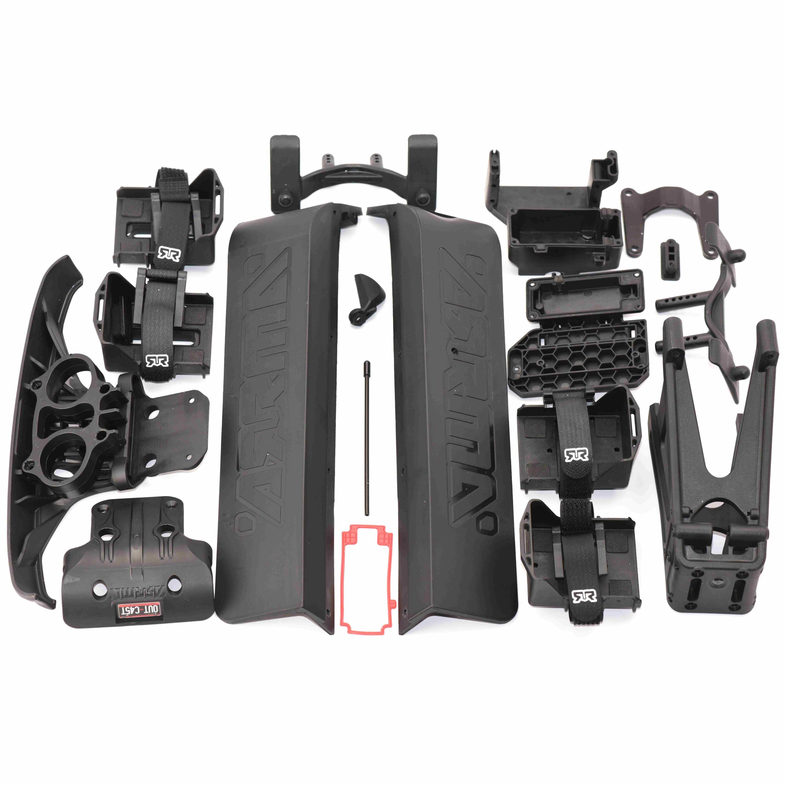 OUTCAST 8S EXB - Side Guards, Batty Tray, roll tower, Body Post Arrma ARA5810V2