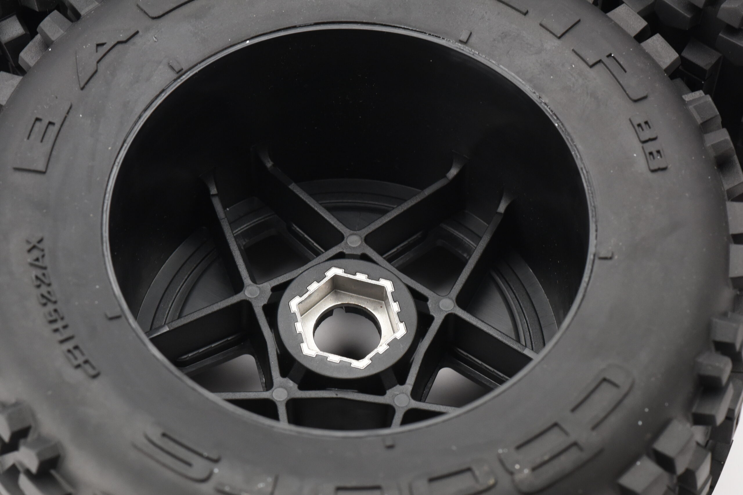 Arrma Outcast 8s EXB Tires Wheels (4) OUTCAST 8S EXB BLX - TIRES & Wheels (tyres rims DBoots Backflip glued ARA5810V2T)