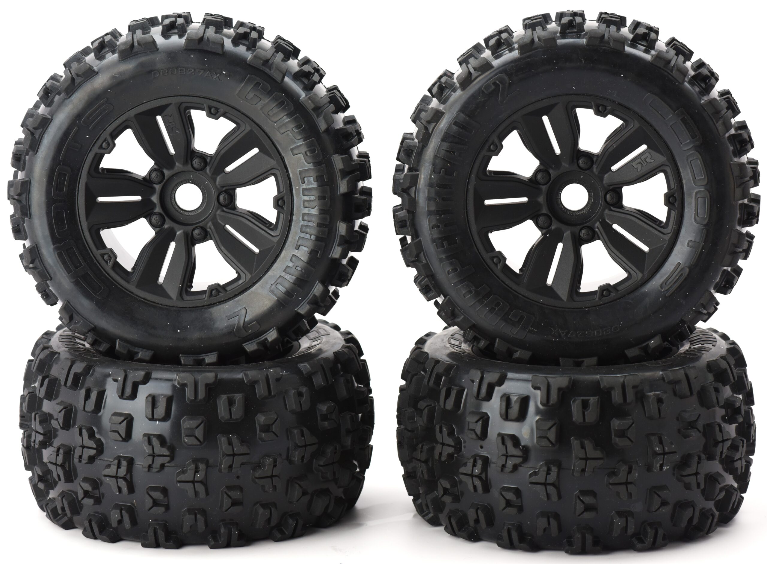 4 Arrma Kraton 6s BLX EXB Dboots Copperhead 2 Tires & 17mm Wheels Talion Outcast