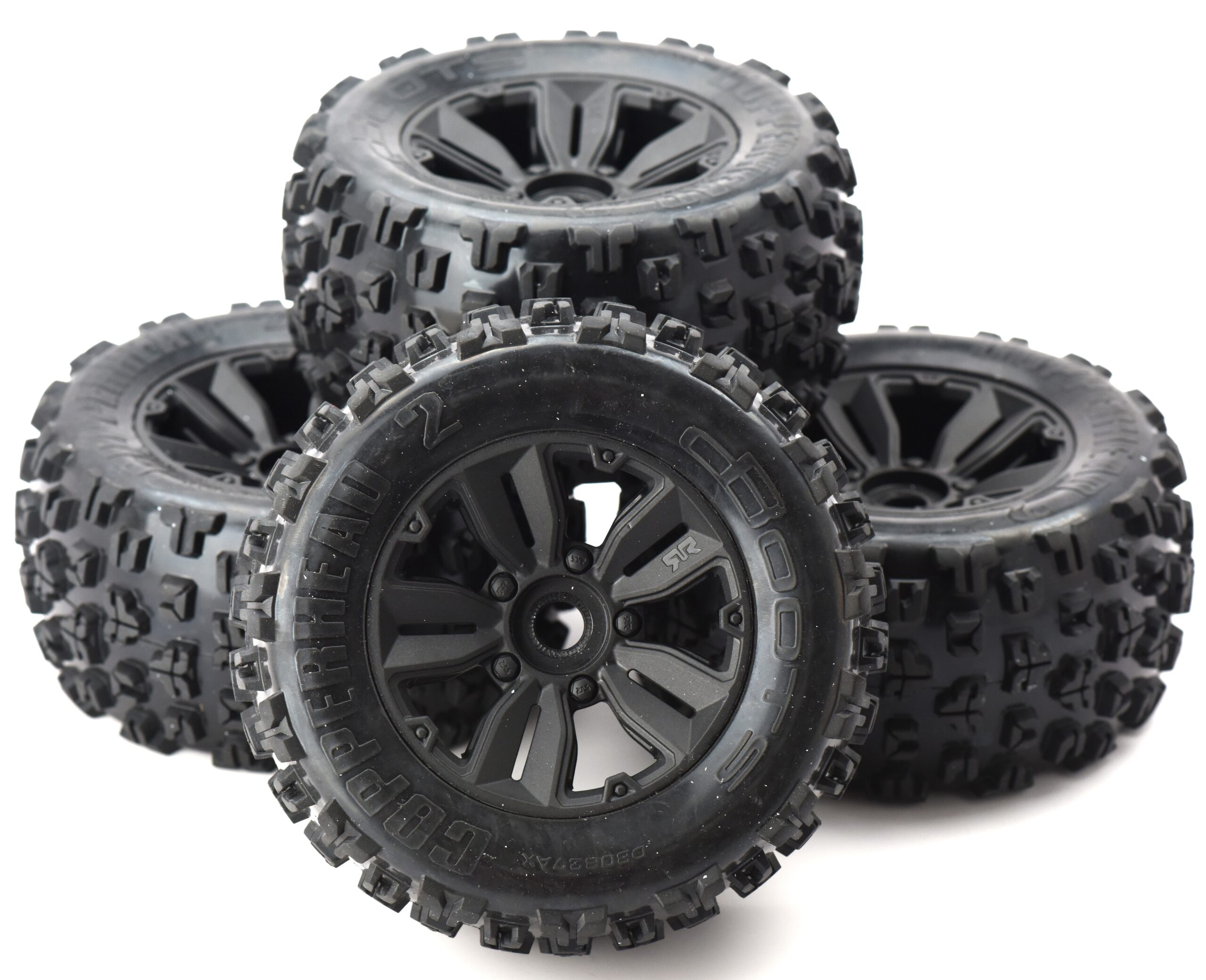 4 Arrma Kraton 6s BLX EXB Dboots Copperhead 2 Tires & 17mm Wheels Talion Outcast