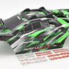 DSC_9741 Fits Traxxas Ultimate RUSTLER 4X4 VXL Green Black Body Clip Less Support Mount
