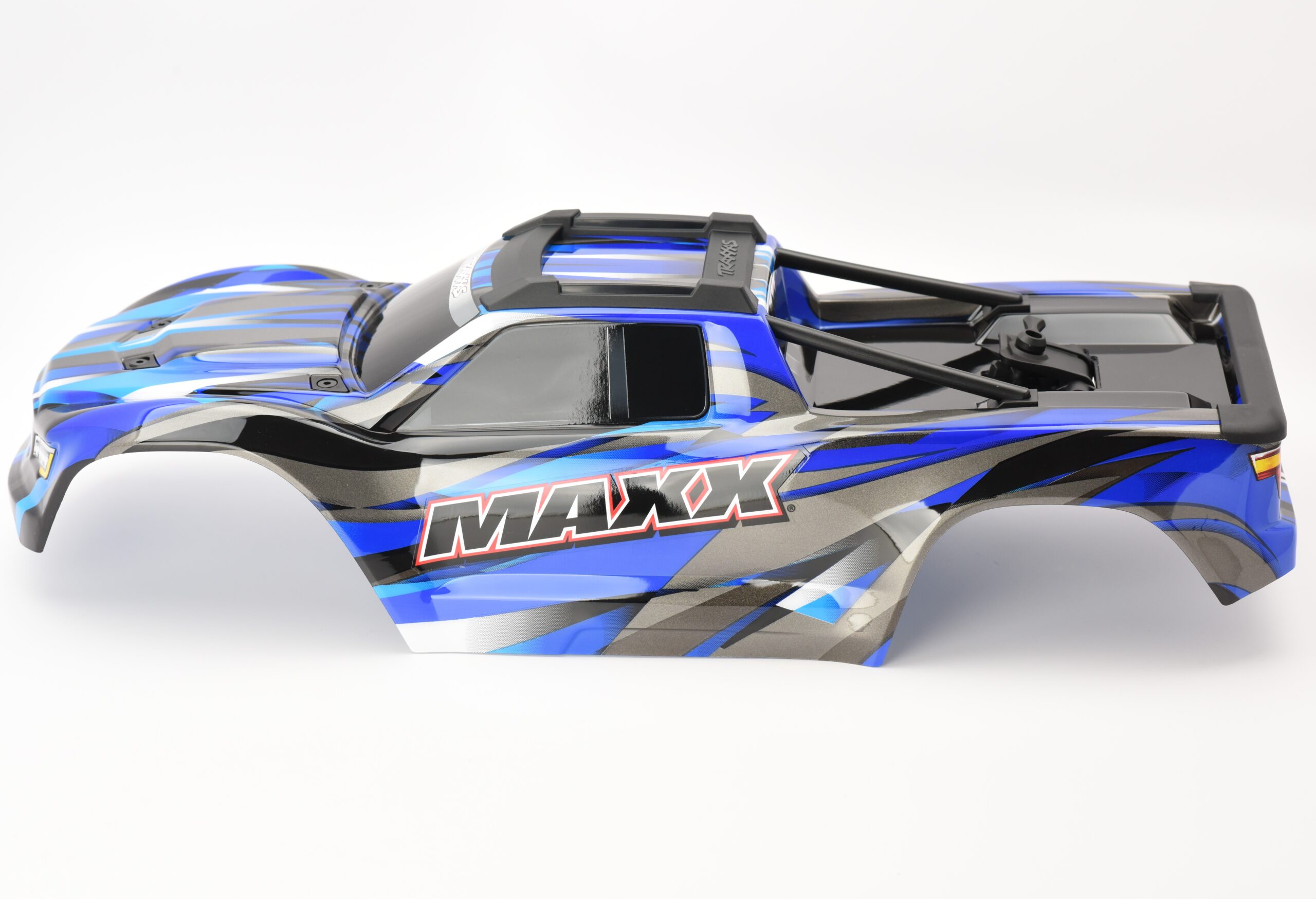 Fits Traxxas 89086-4 1/10 Wide-MAXX - BODY clipless (Blue Painted ProGraphics)