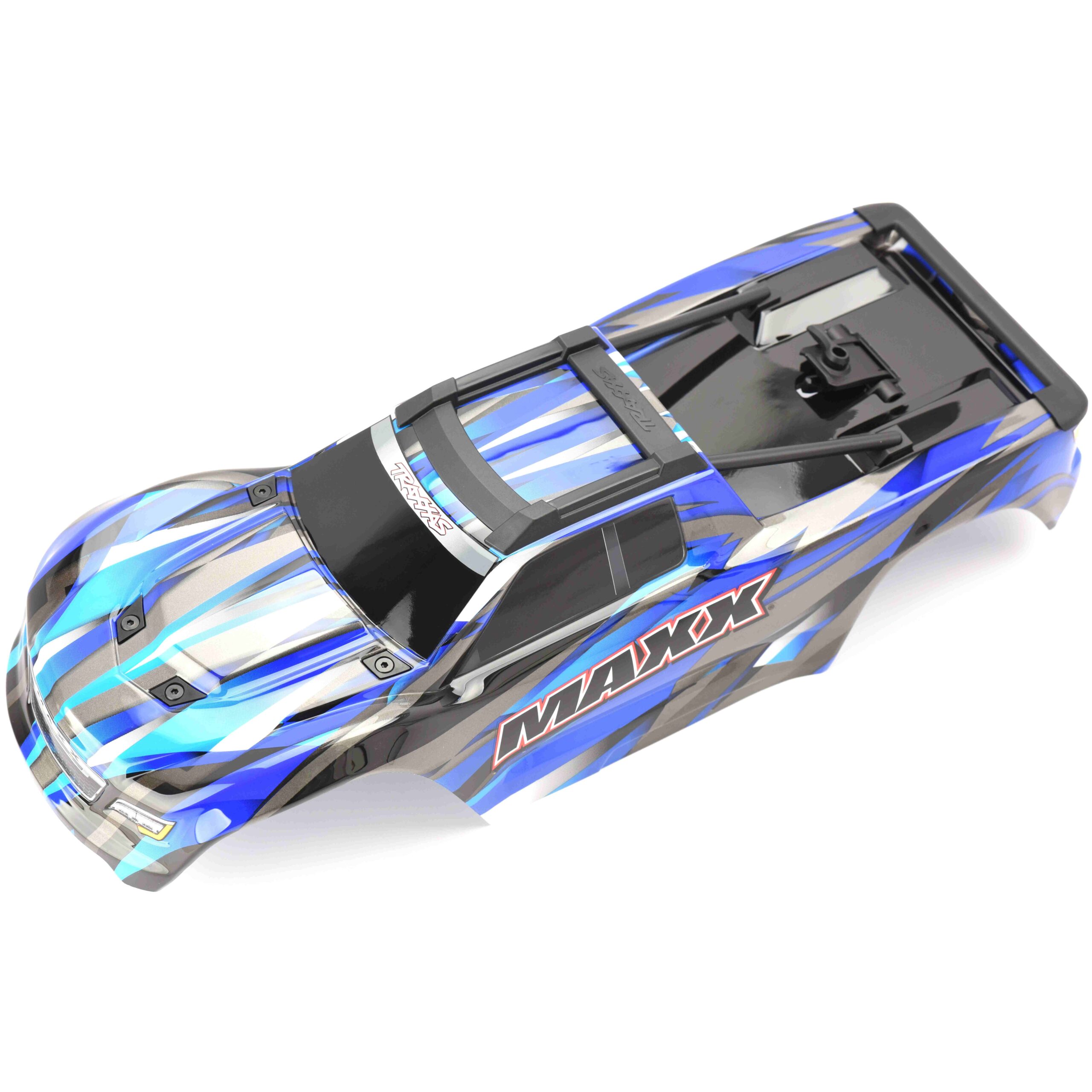 Fits Traxxas 89086-4 1/10 Wide-MAXX - BODY clipless (Blue Painted ProGraphics)