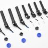 Fits Traxxas 1/10 Wide-MAXX - DRIVE Shafts, Hubs, Blue Washer, Hex Pins, Screws
