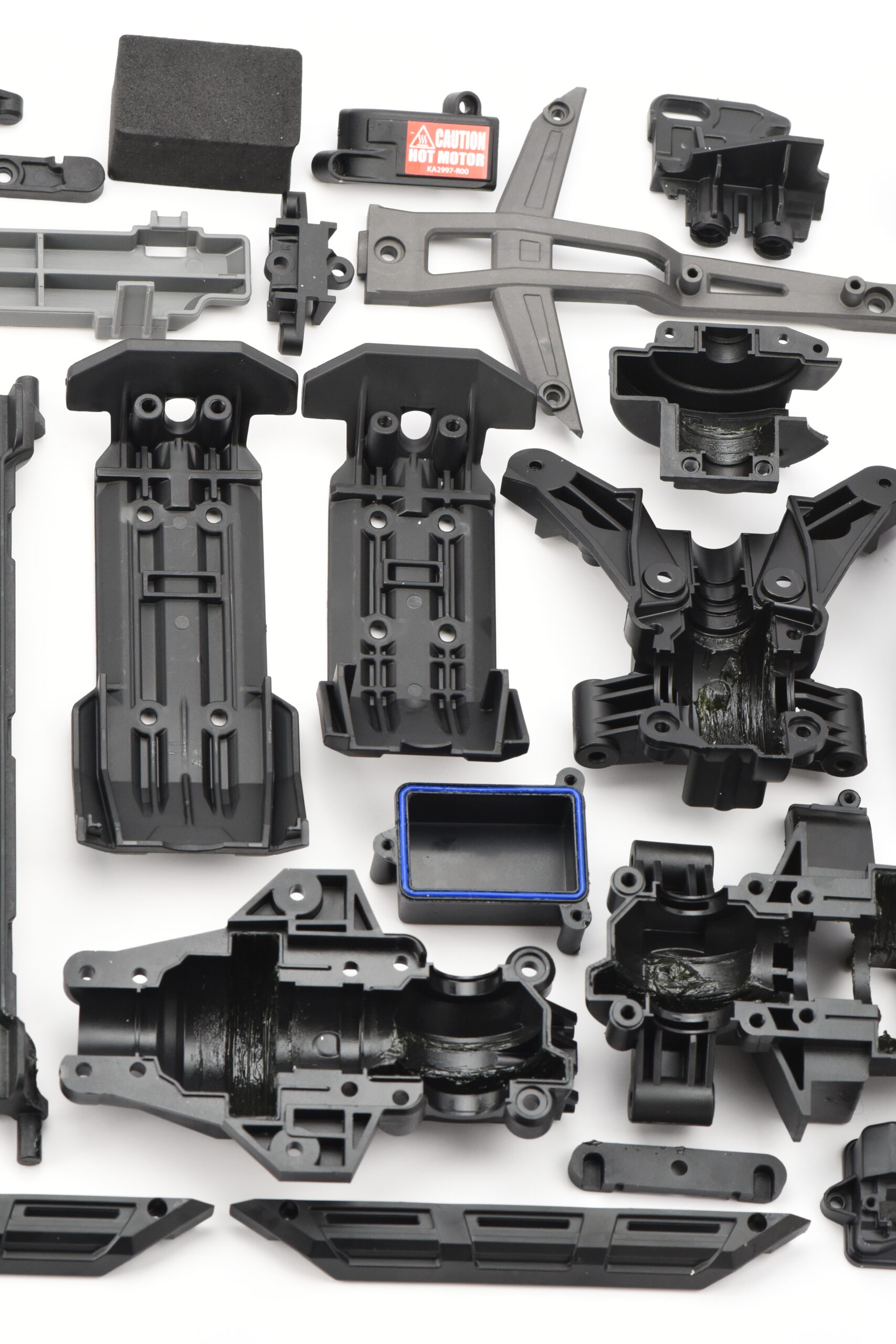 Fits Traxxas 89086-4 1/10 Wide-MAXX - Plastics (Front Rear Bulkhead skid plates)