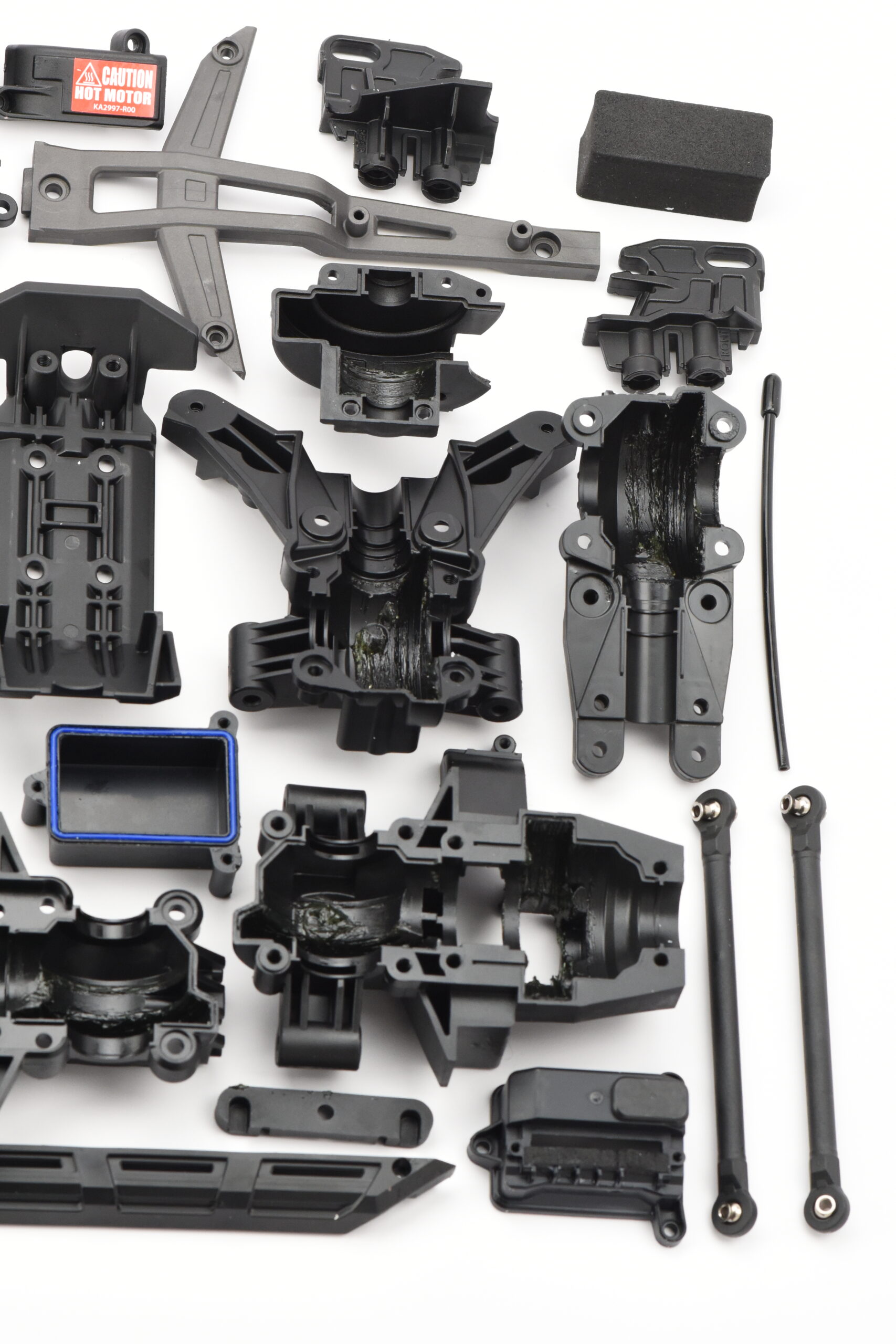 Fits Traxxas 89086-4 1/10 Wide-MAXX - Plastics (Front Rear Bulkhead skid plates)