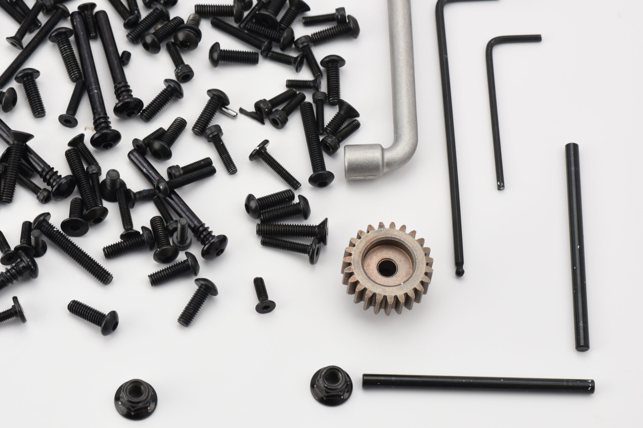 Fits 1/10 Wide-MAXX Screw & Hardware Set PINION Gear 23T, Tie Bars, Pins 89086-4