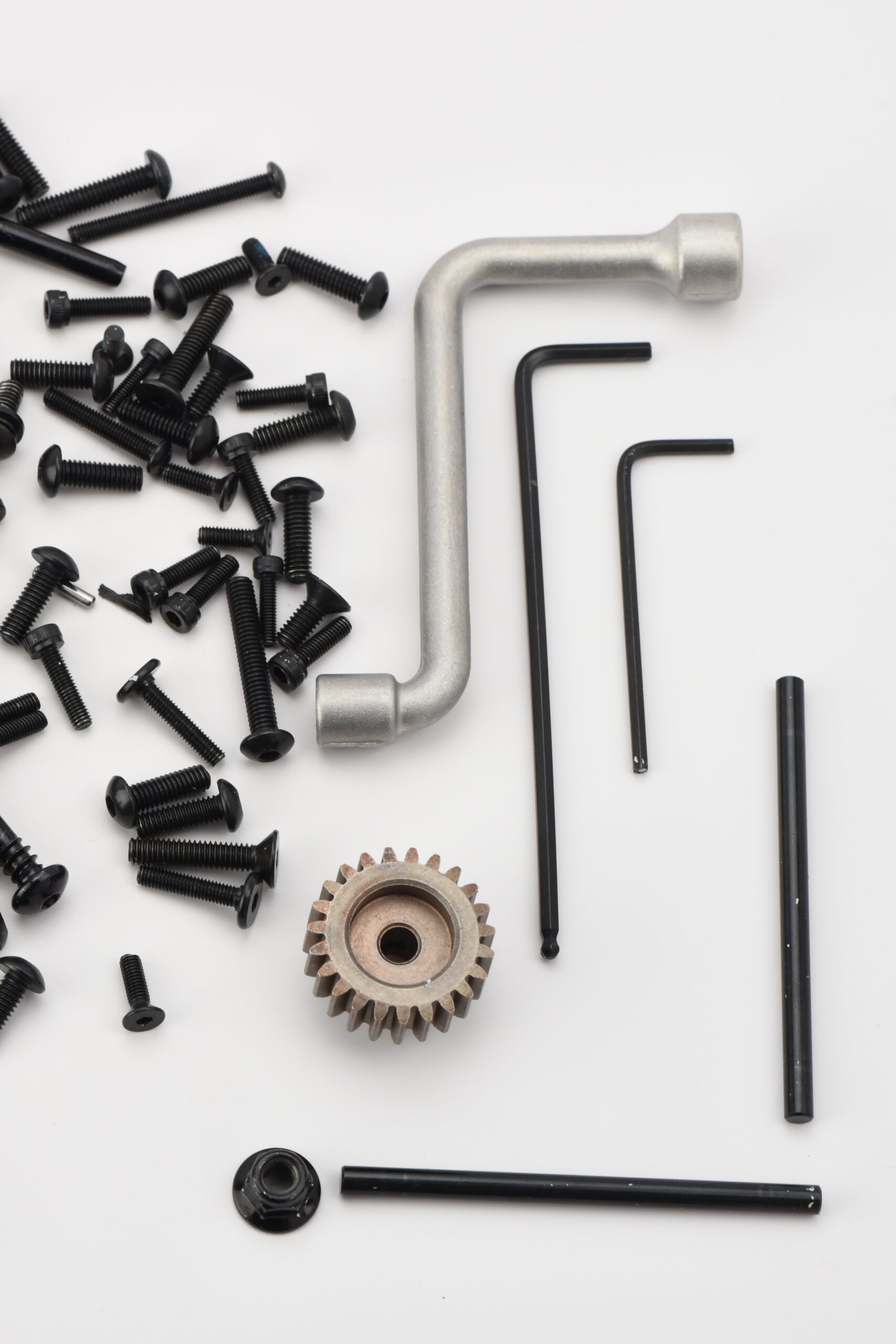 Fits 1/10 Wide-MAXX Screw & Hardware Set PINION Gear 23T, Tie Bars, Pins 89086-4