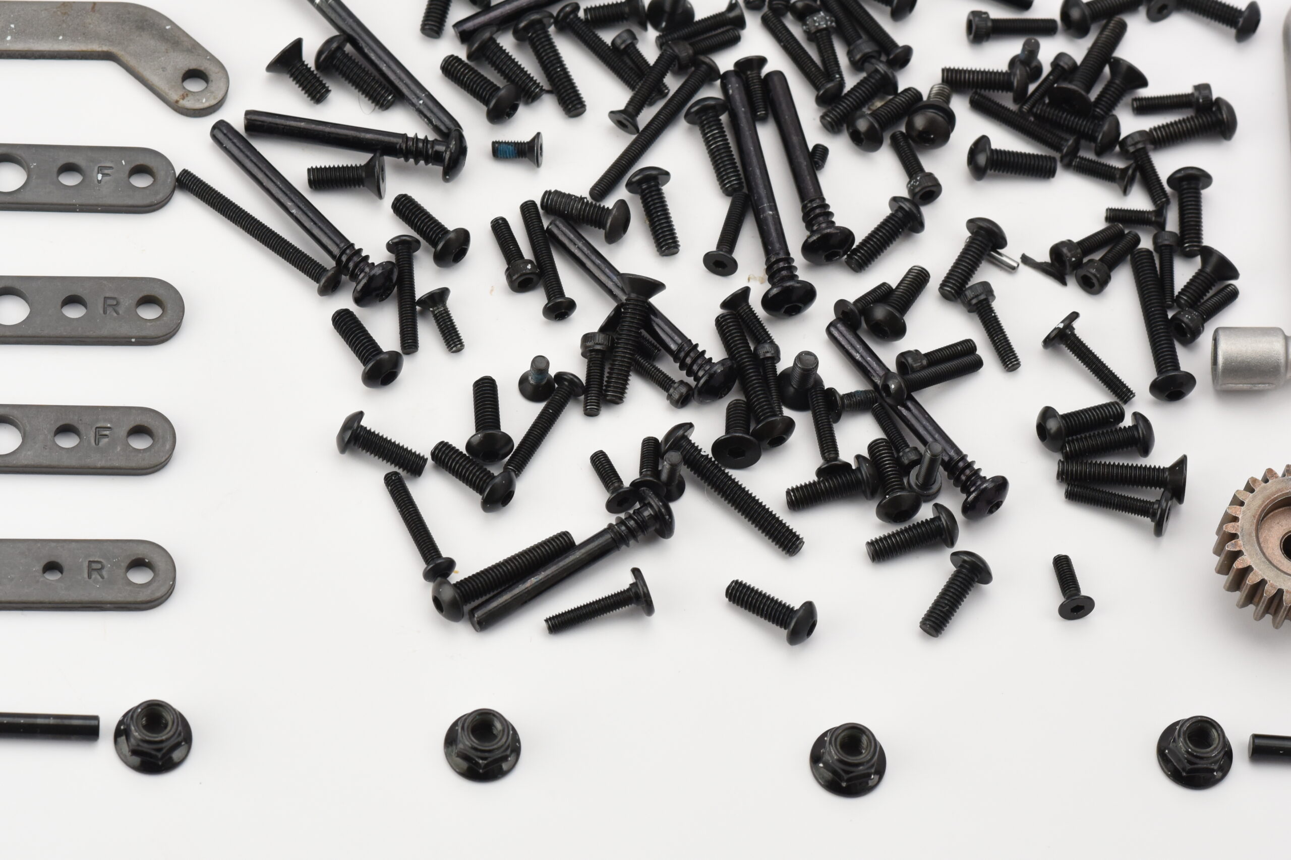 Fits 1/10 Wide-MAXX Screw & Hardware Set PINION Gear 23T, Tie Bars, Pins 89086-4