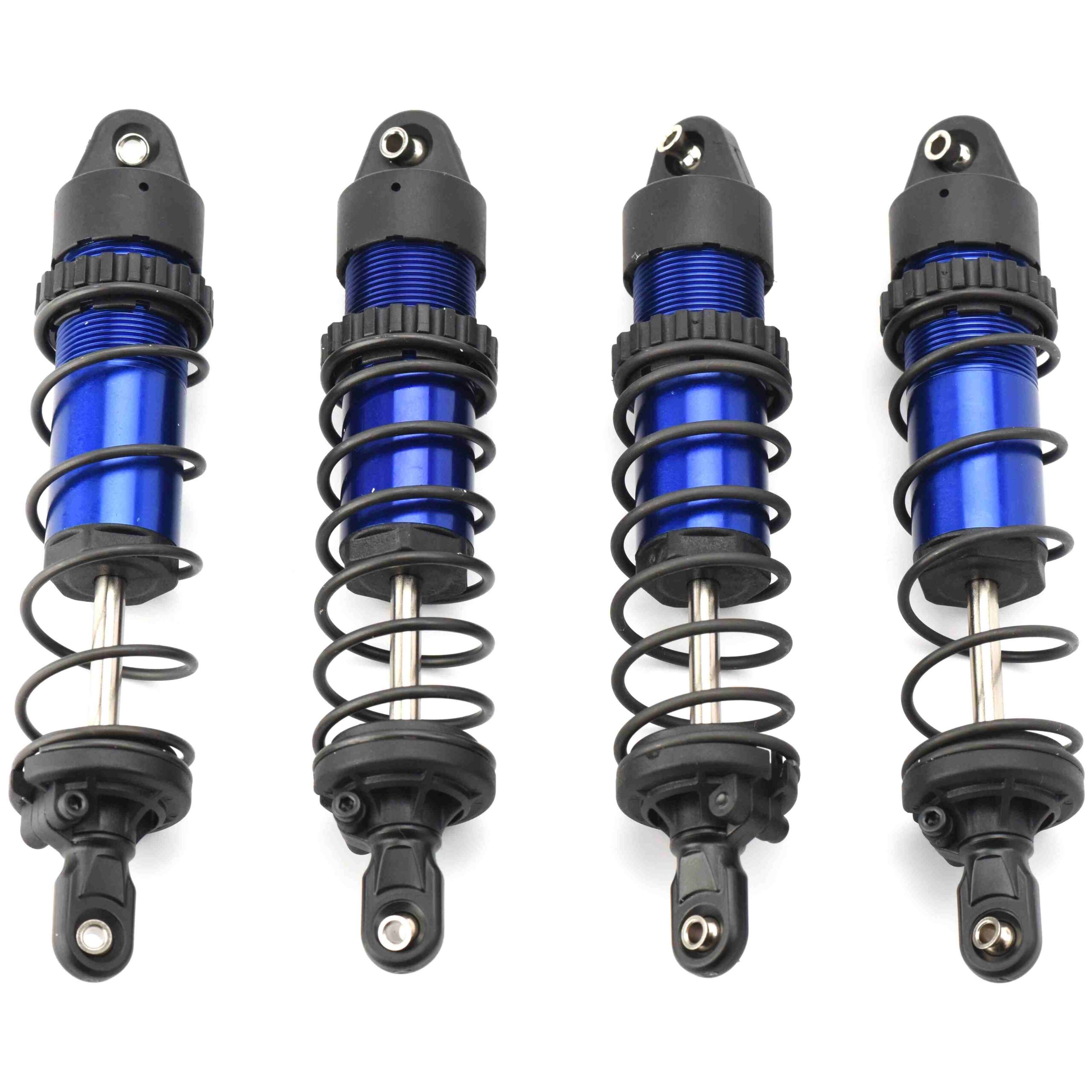 Fits Traxxas 89086-4 1/10 Wide-MAXX - SHOCKS (BLUE-Anodized dampers & springs