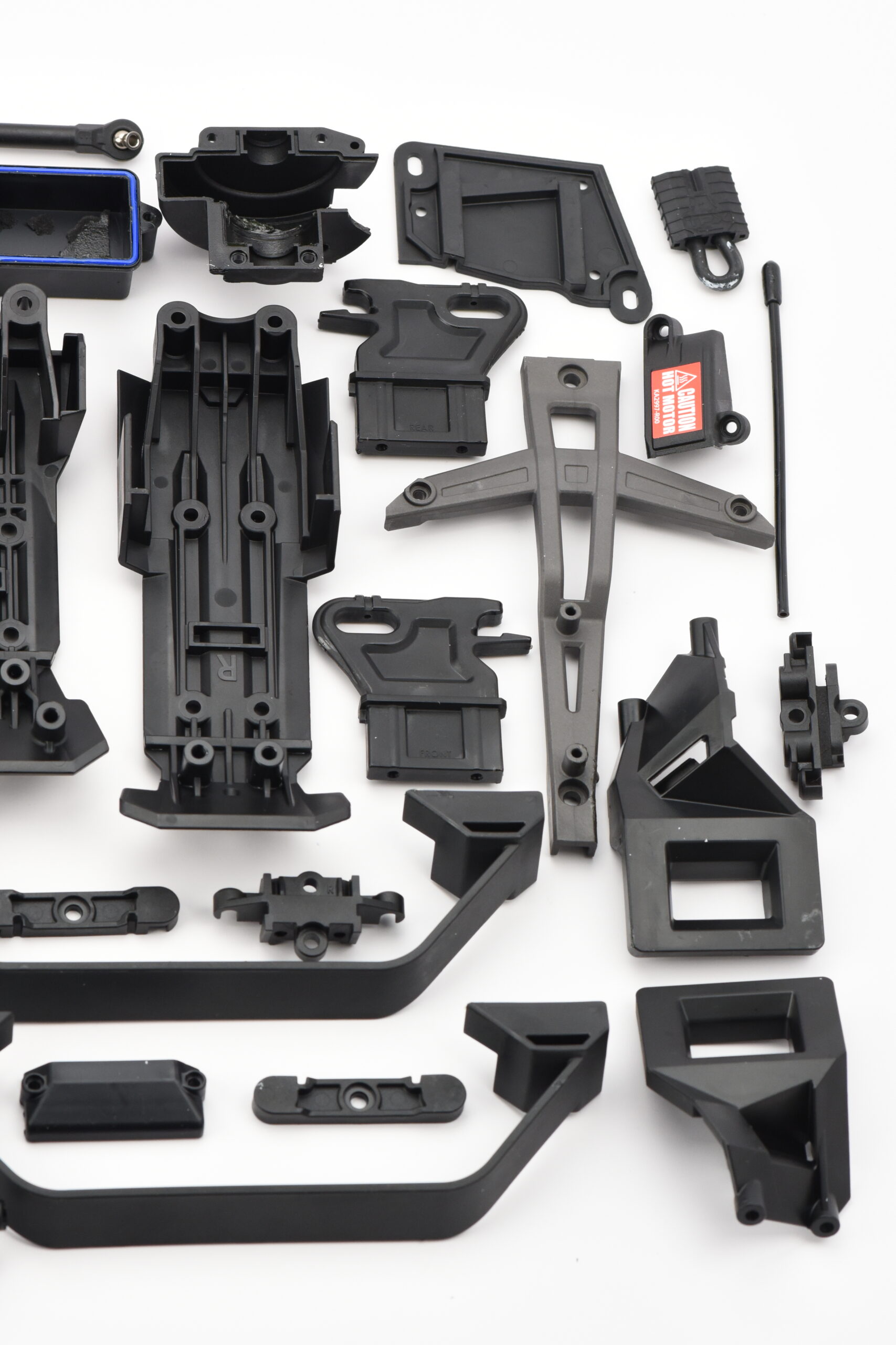Traxxas Maxx Slash Plastic Chassis Parts (5) Fits Maxx Slash Plastic Set (Bulkheads, skid plates Brace box Traxxas 102076-4)