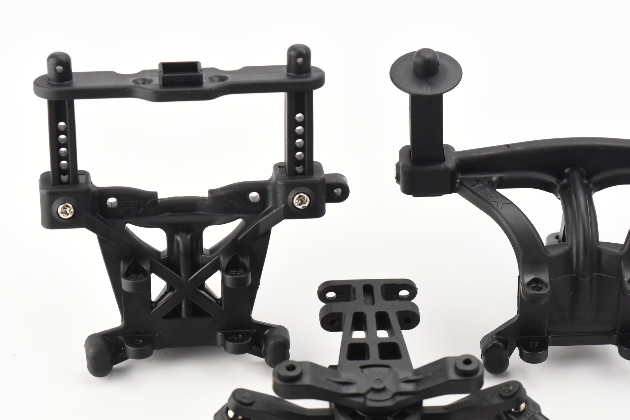 Traxxas Nitro Revo 3.3 Body Mounts Steering (3) Fits Traxxas Nitro Revo 3.3 Steering Assembly, BODY MOUNTS (Shock TOWERS, Skid)