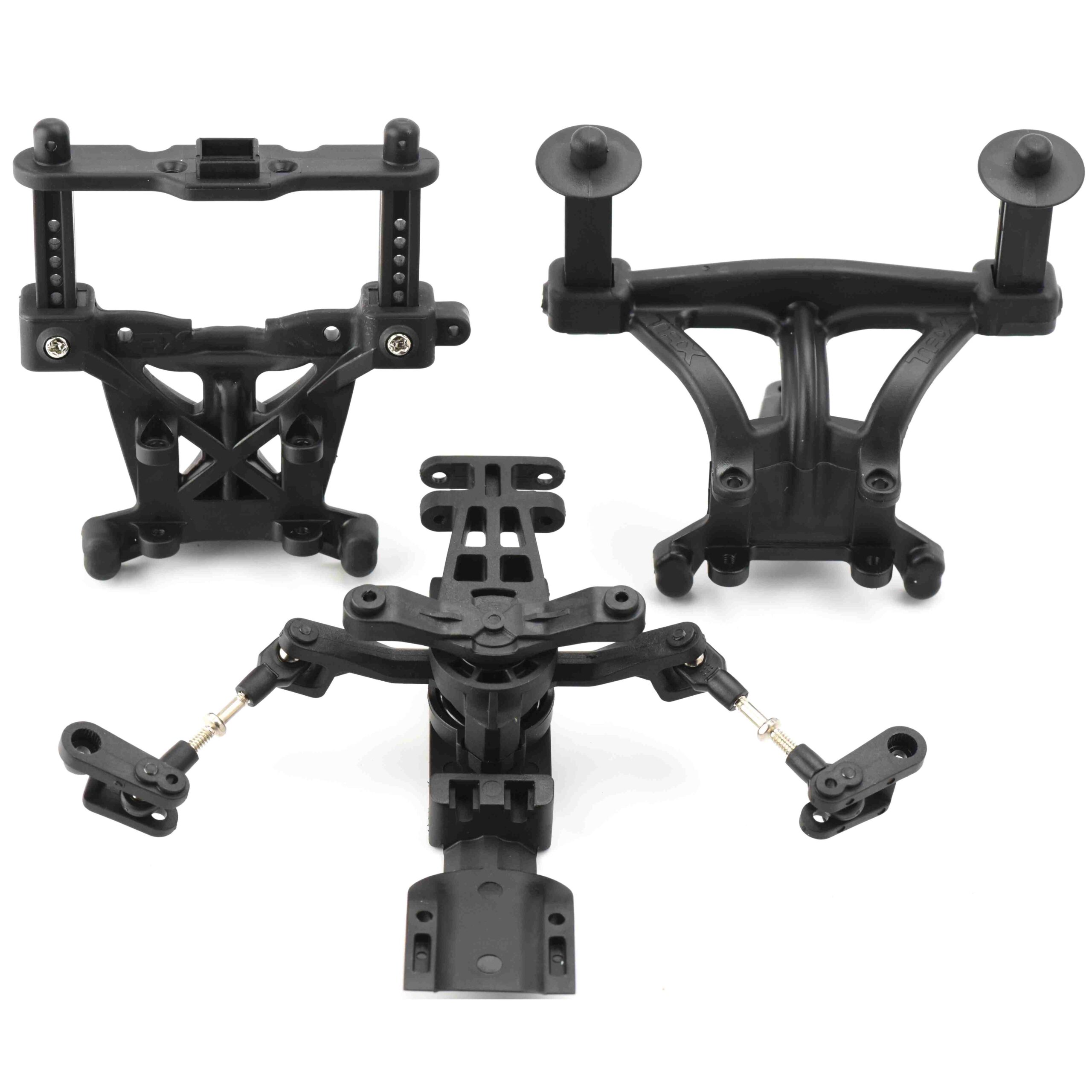 Traxxas Nitro Revo 3.3 Body Mounts Steering Fits Traxxas Nitro Revo 3.3 Steering Assembly, BODY MOUNTS (Shock TOWERS, Skid)