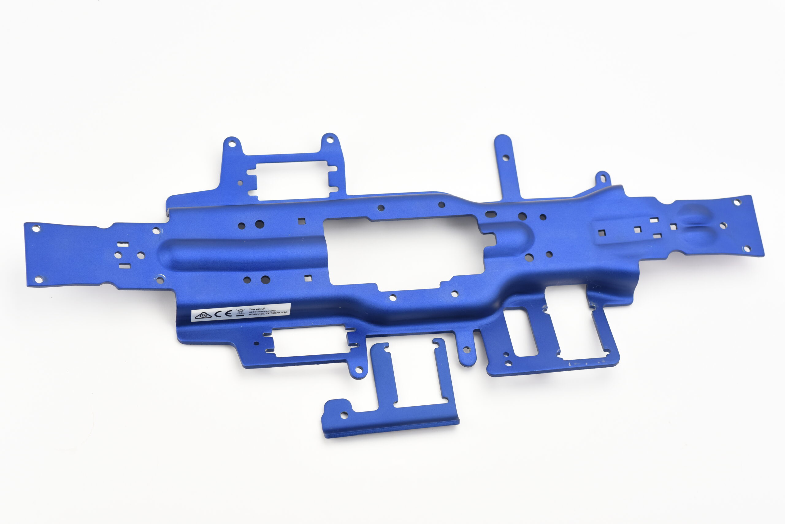 Fits Traxxas Nitro Revo 3.3 CHASSIS aluminum blue anodized Plate, Chassis BRACE