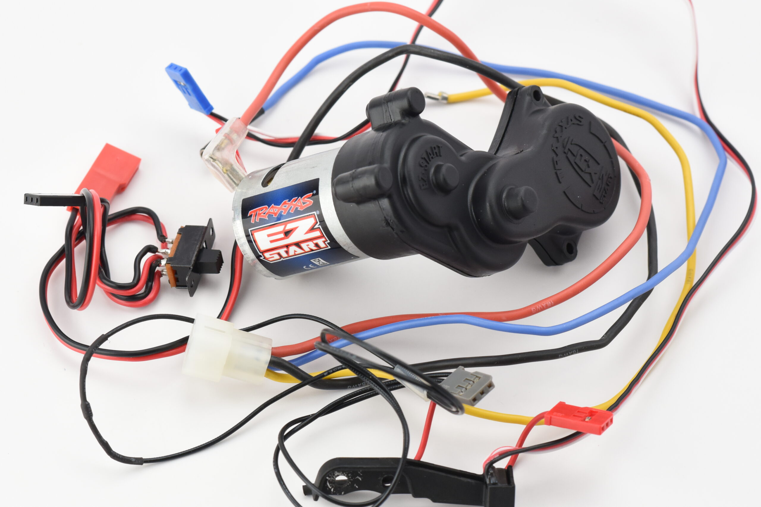 Traxxas Nitro Revo 3.3 EZ Start (2) Fits Traxxas Nitro Revo 3.3 BACK PLATE (EZ-Start Motor, Bearings, Sensor Wires)