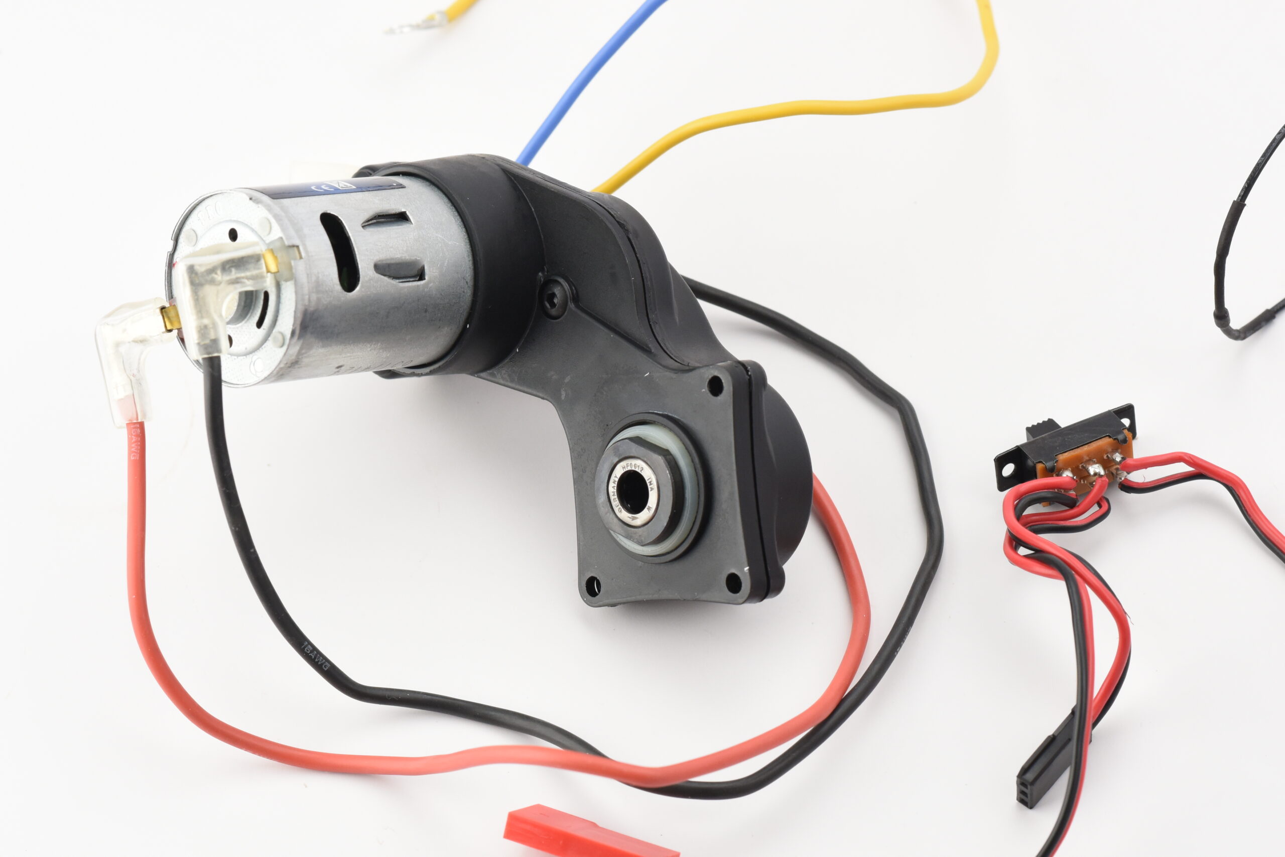 Traxxas Nitro Revo 3.3 EZ Start (4) Fits Traxxas Nitro Revo 3.3 BACK PLATE (EZ-Start Motor, Bearings, Sensor Wires)