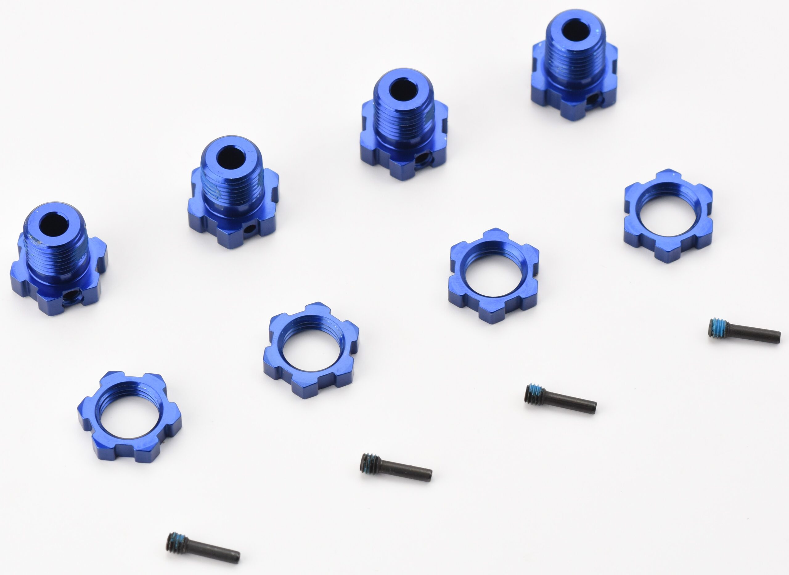 Traxxas Nitro Revo 3.3 Hex Hubs Nuts (2) Fits Traxxas Nitro Revo 3.3 53097-3 - Splined 17mm HEX HUBS 5353X nuts summit
