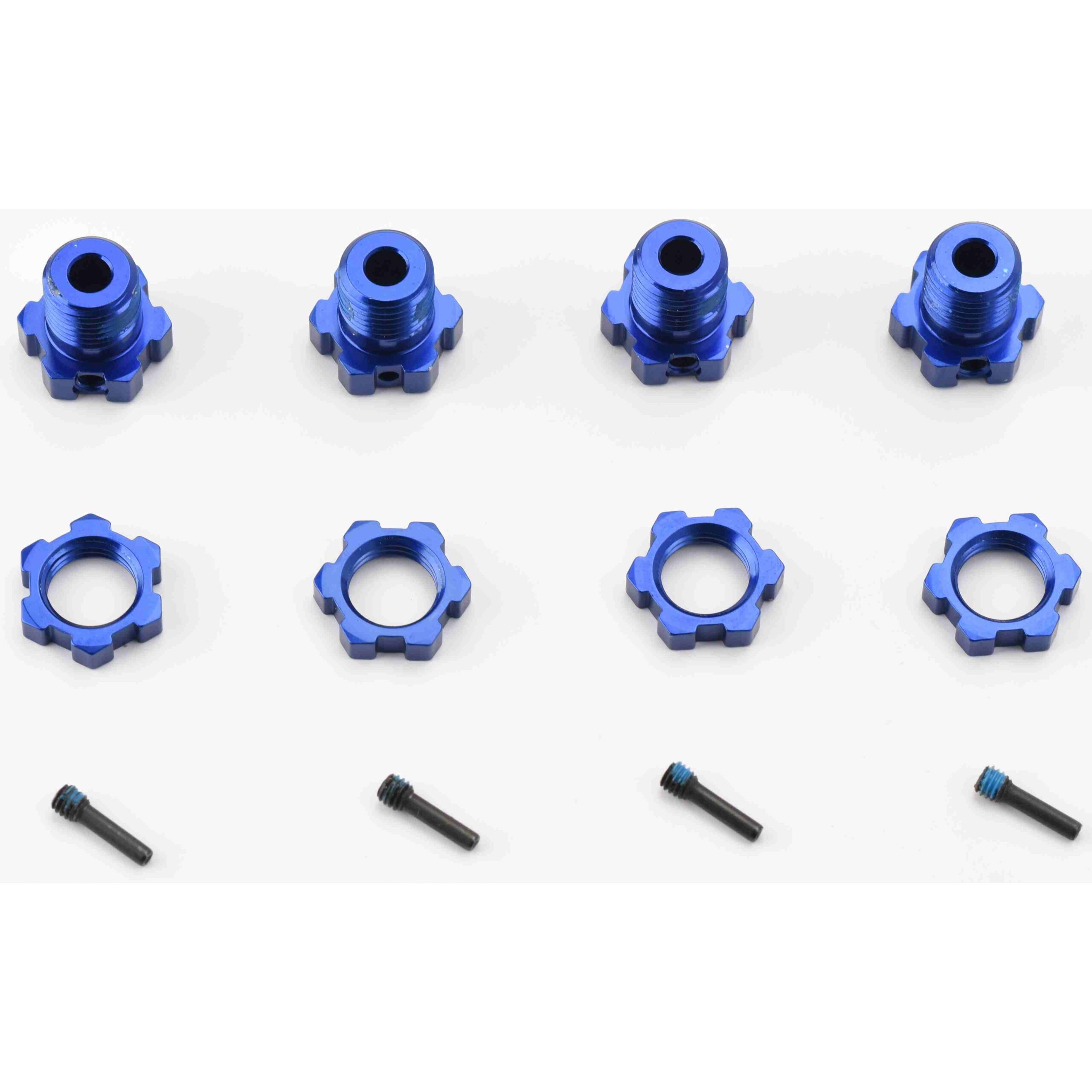 Traxxas Nitro Revo 3.3 Hex Hubs Nuts Fits Traxxas Nitro Revo 3.3 53097-3 - Splined 17mm HEX HUBS 5353X nuts summit