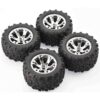 Traxxas Nitro Revo 3.3 Tires Wheels Fits Traxxas Nitro Revo 3.3 53097-3 - 6.3" Maxx TIRES & Geode WHEELS 17mm T-maxx