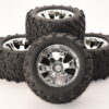 Traxxas Nitro Revo 3.3 Tires Wheels (3) Fits Traxxas Nitro Revo 3.3 53097-3 - 6.3" Maxx TIRES & Geode WHEELS 17mm T-maxx