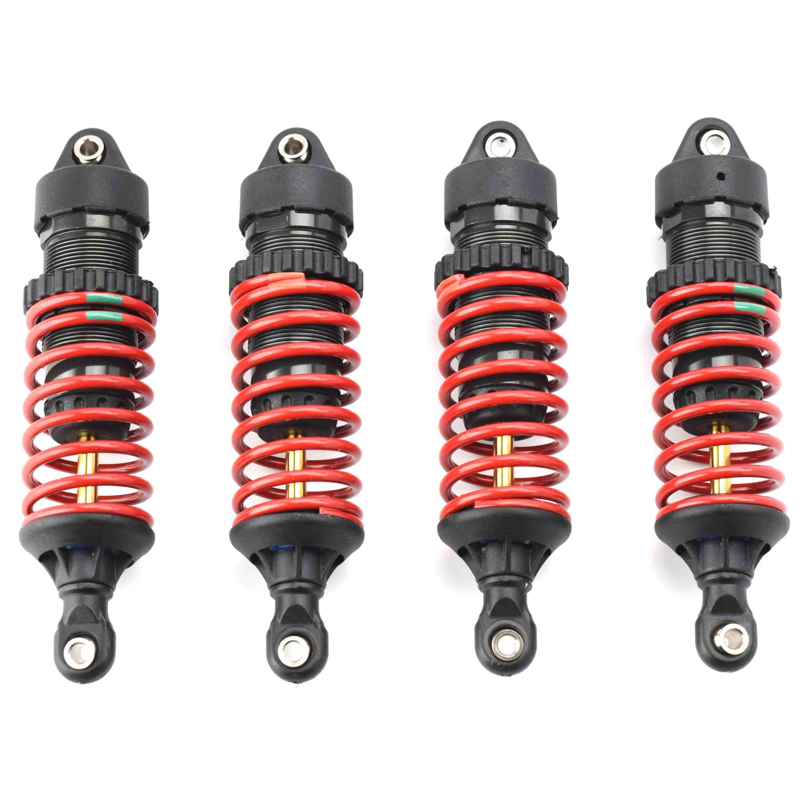 Fits Traxxas Nitro Revo 3.3 53097-3 - SHOCKS (dampers & springs, F&R Factory GTR)