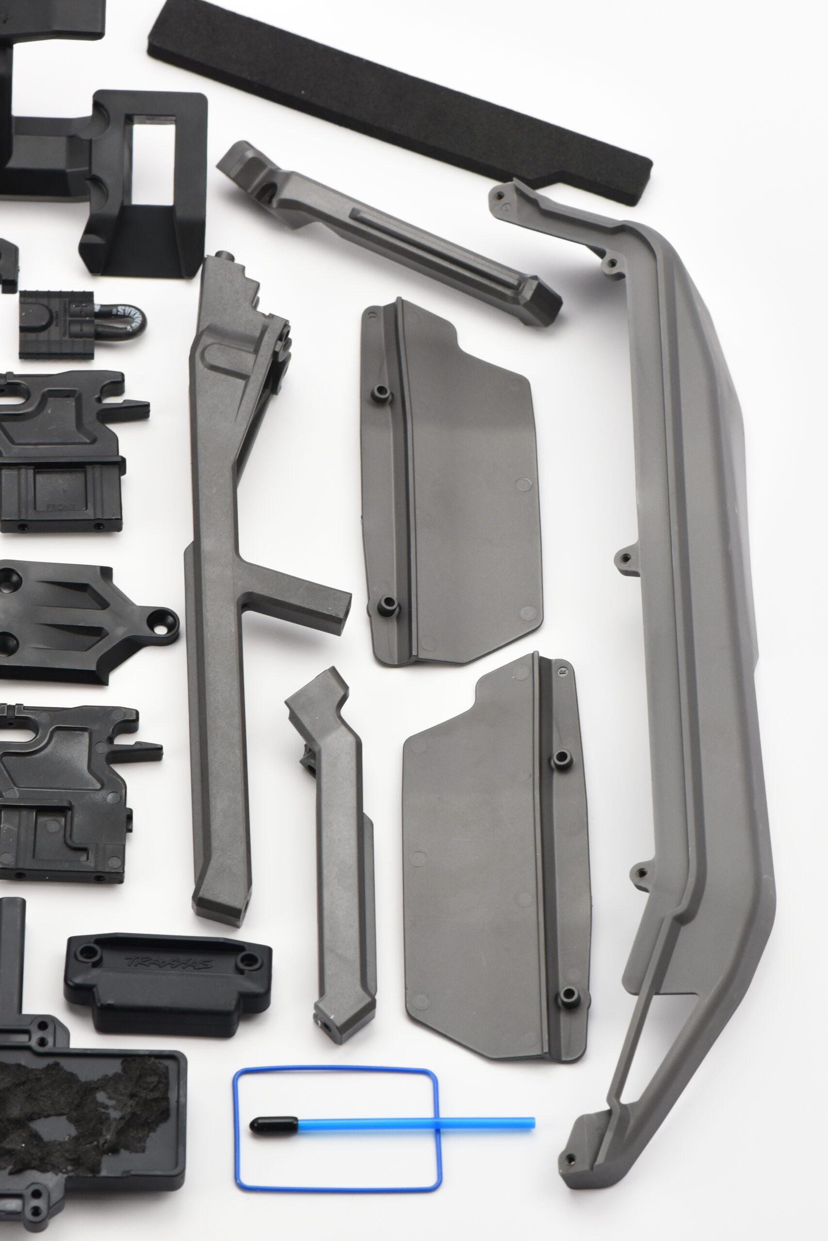 Fits Traxxas Sledge PLASTIC SET, Side Guards, Battery Tray, Roll Tower, Chassis/Wing Braces 95076-4