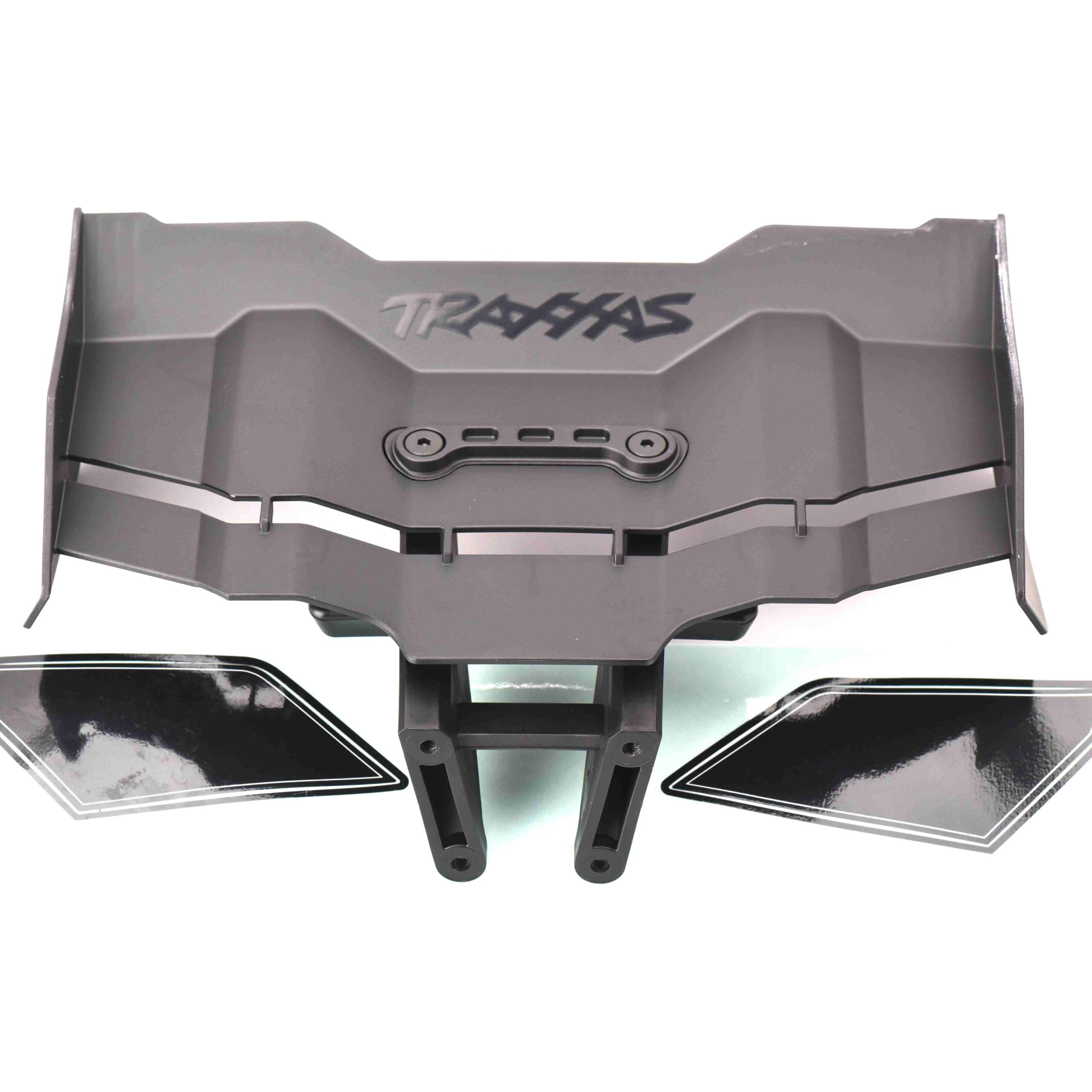 Fits Traxxas SLEDGE 95076-4 WING Assembly black w/washer, high Downforce Decals