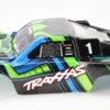 Traxxas Slash Ultimate Body (2) Fits Traxxas Slash 4x4 ULTIMATE BODY 68277-4 Clipless (GREEN & Blue Shell decals)