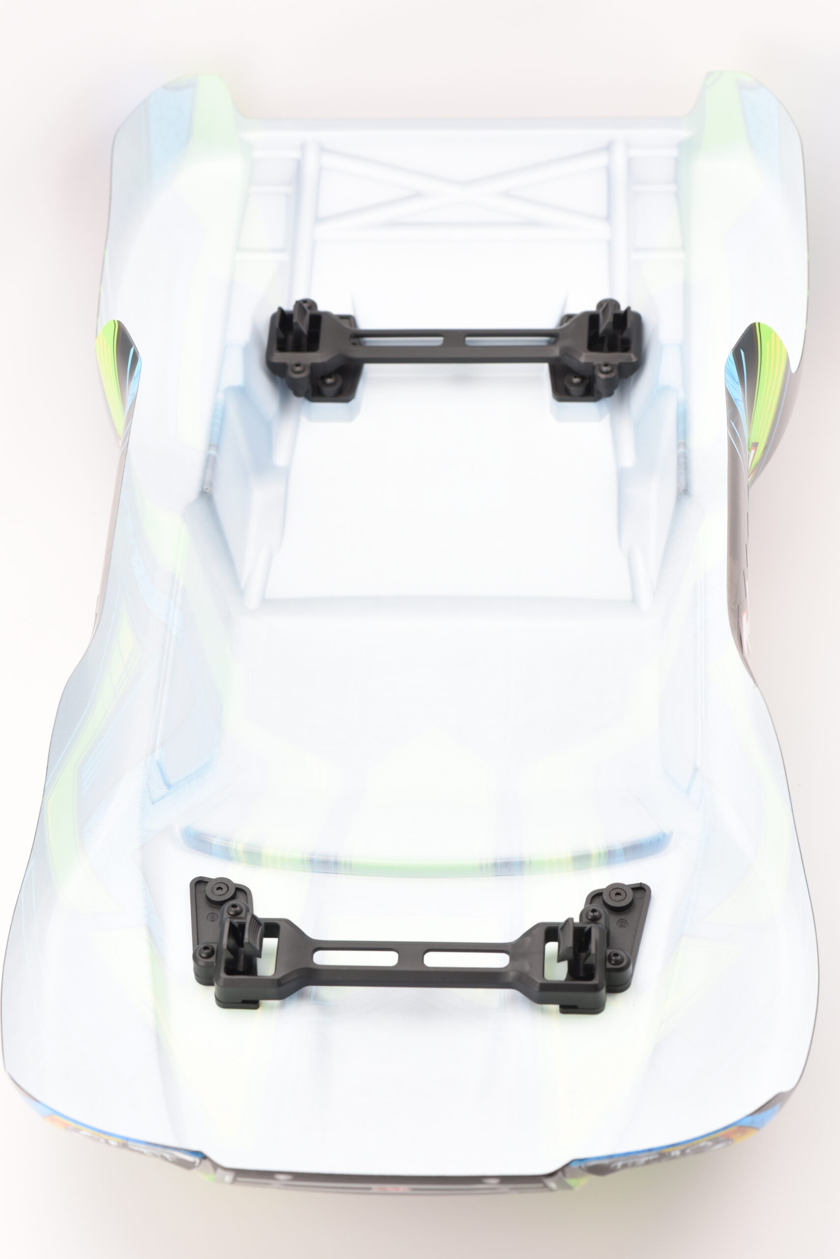 Traxxas Slash Ultimate Body (3) Fits Traxxas Slash 4x4 ULTIMATE BODY 68277-4 Clipless (GREEN & Blue Shell decals)