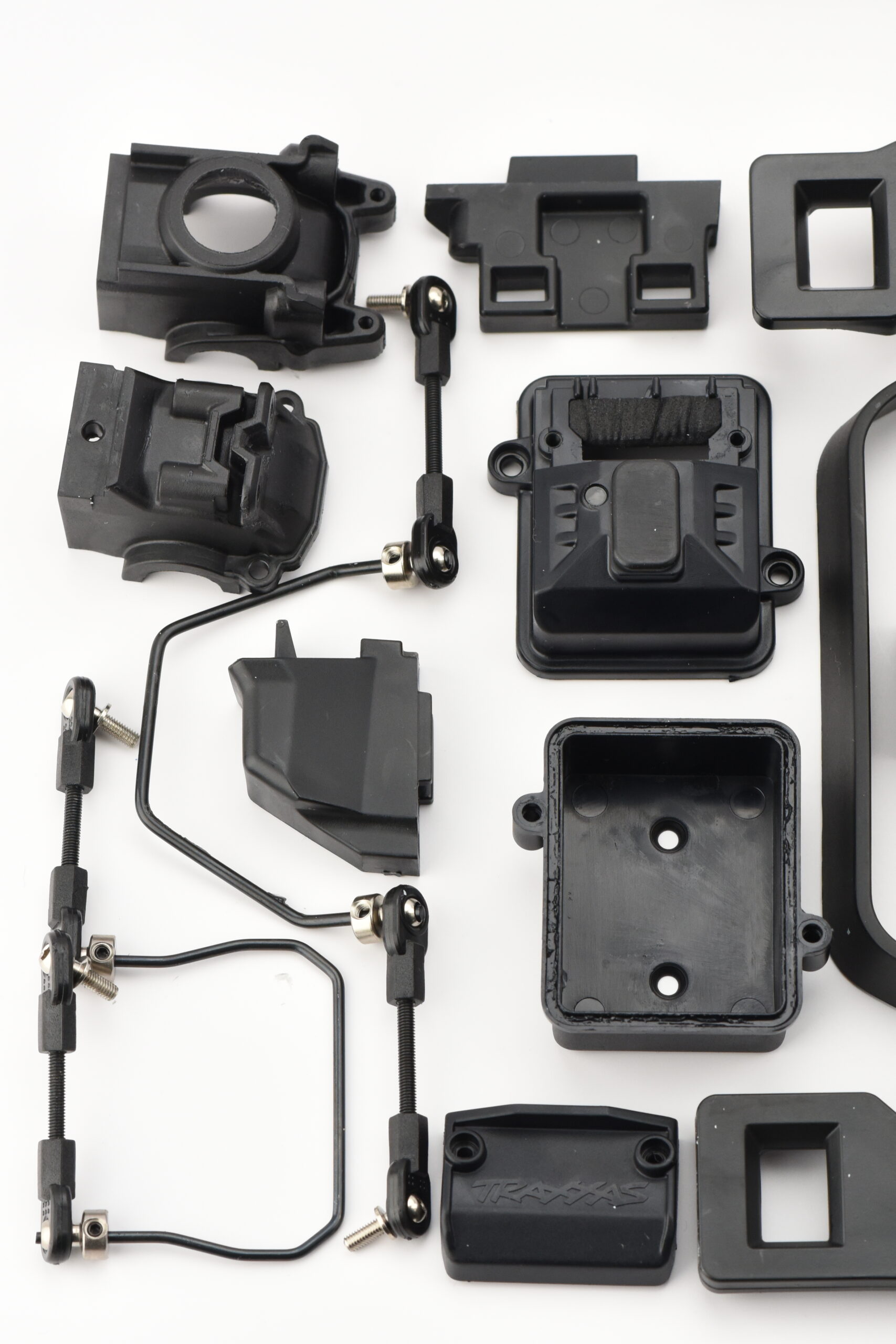 Traxxas Slash Ultimate Chassis Parts (2) Fits Traxxas SLASH 4x4 ULTIMATE Receiver Box, bulkhead clipless nerf sway bars