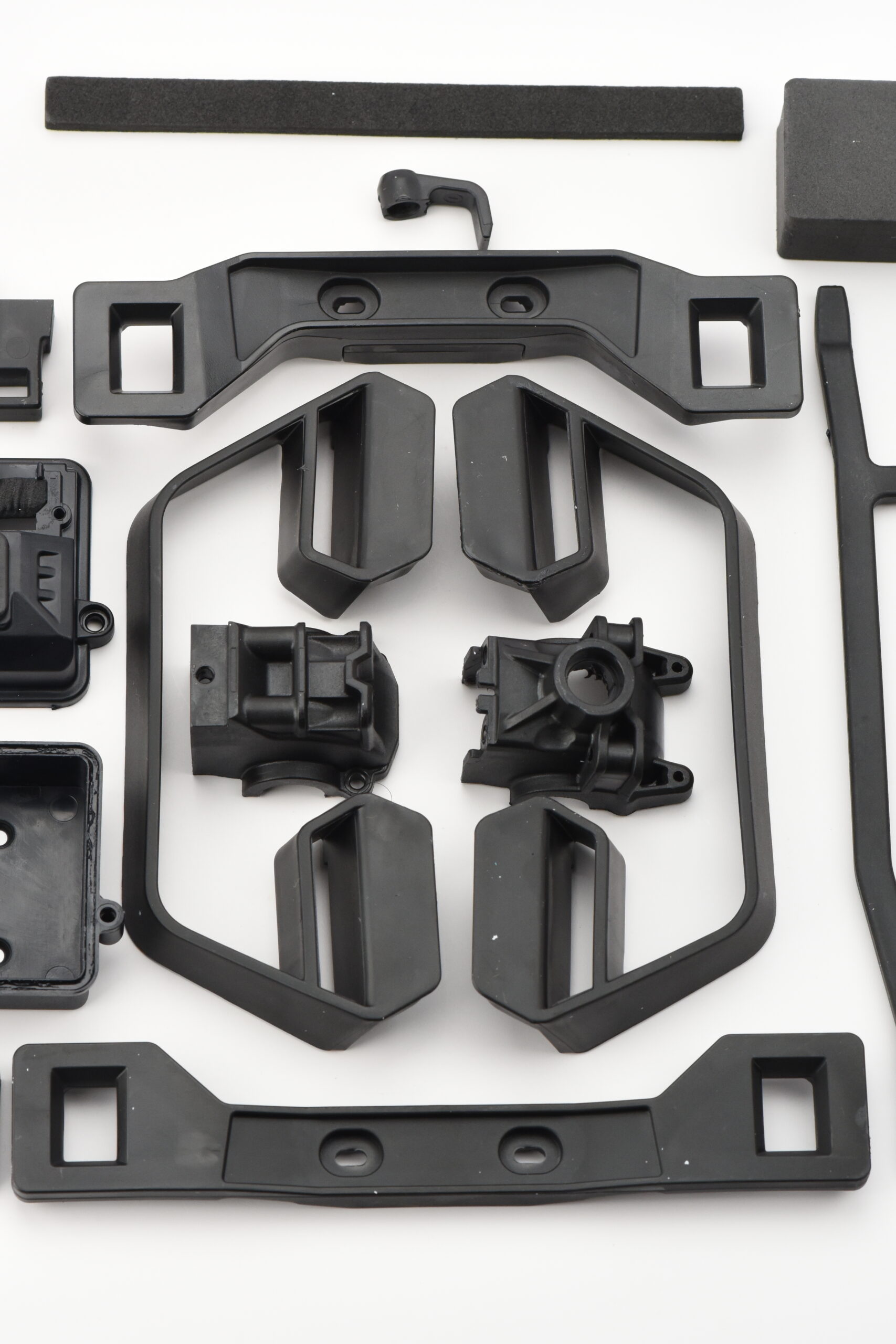 Traxxas Slash Ultimate Chassis Parts (3) Fits Traxxas SLASH 4x4 ULTIMATE Receiver Box, bulkhead clipless nerf sway bars